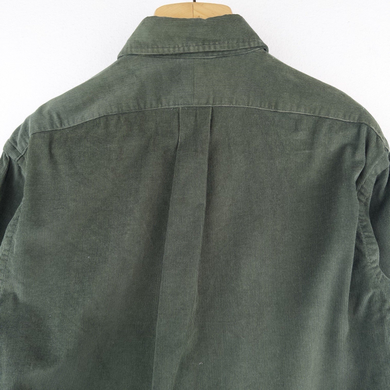 90’s Vtg Polo Ralph Lauren Men’s S Green Blair Corduroy Button Down Shirt