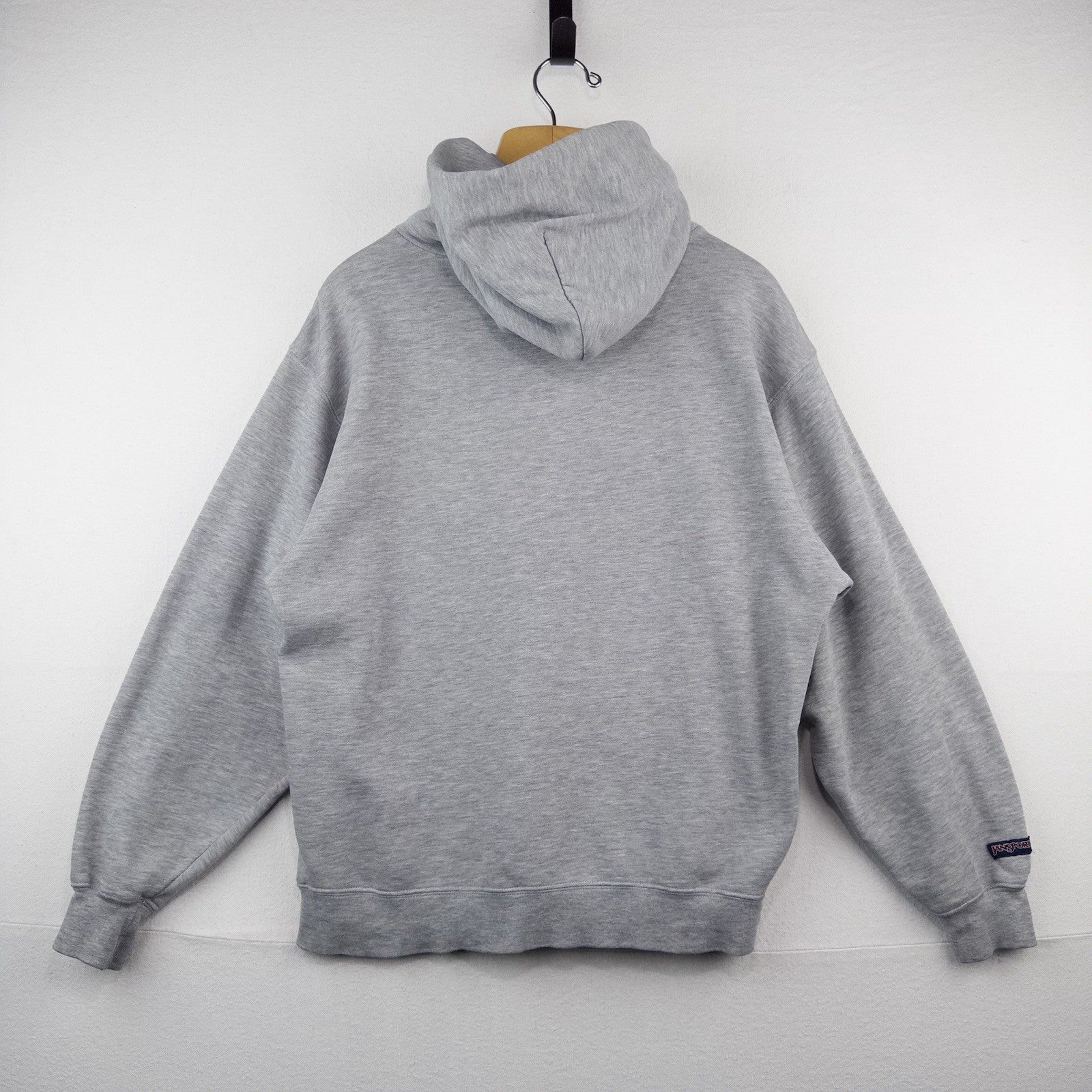 90’s Vtg Jansport USMC Men’s M Gray Hoodie Red Gold Letters *Read