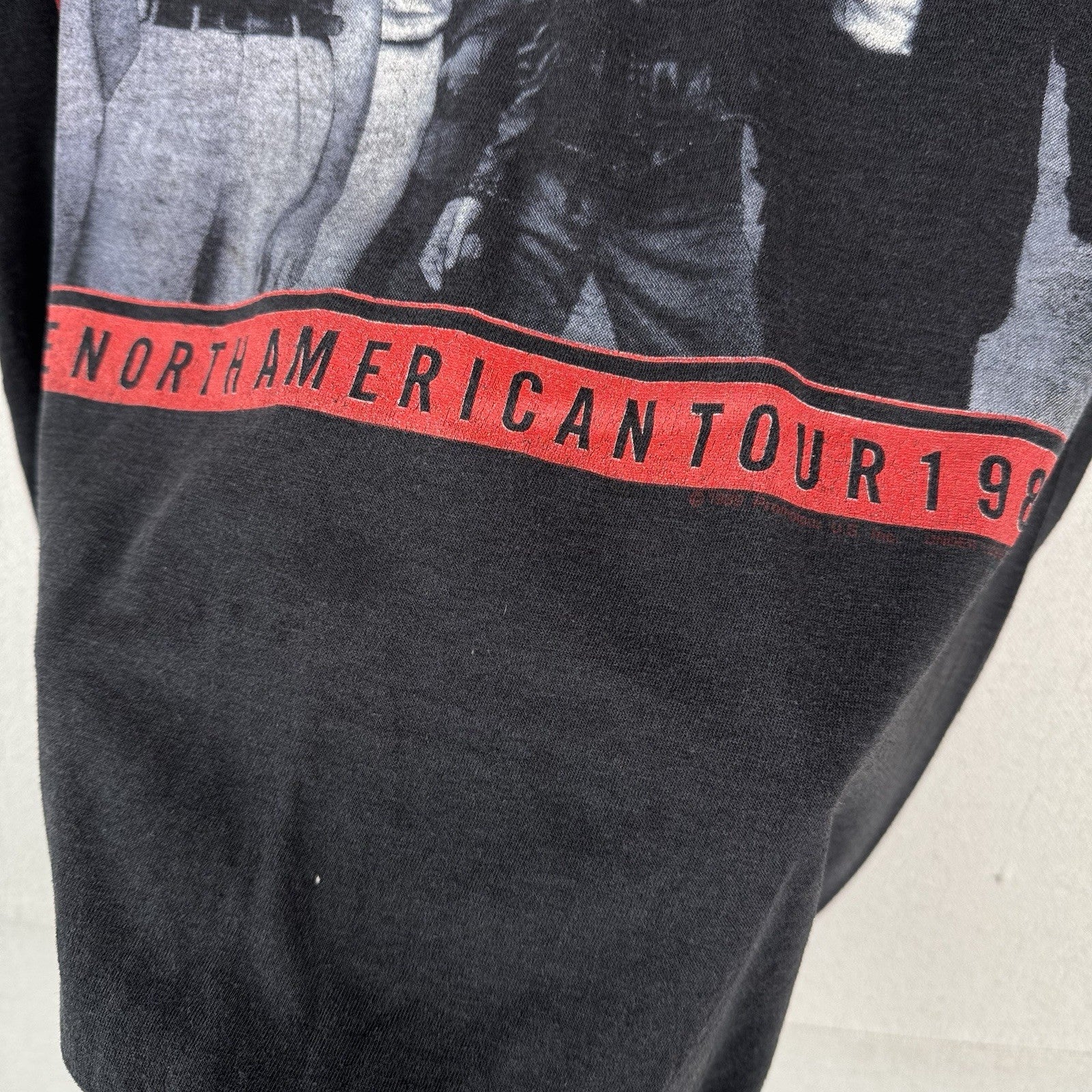 Vintage 1989 The Rolling Stones Steel Wheels Tour T-Shirt Mens XL Made USA
