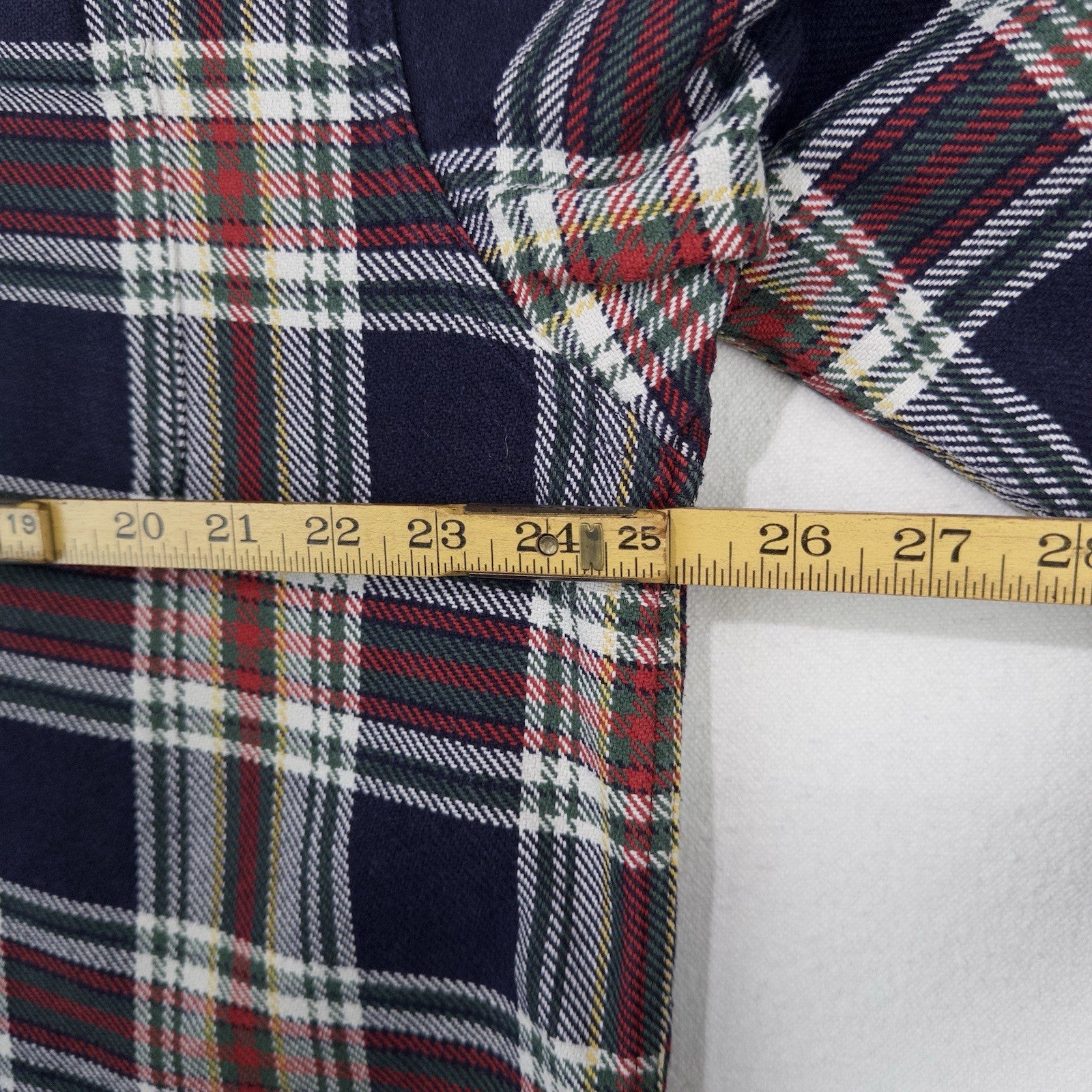 90’s Vtg Eddie Bauer Heavy Plaid Flannel Long Sleeve Button Up Shirt Mens L