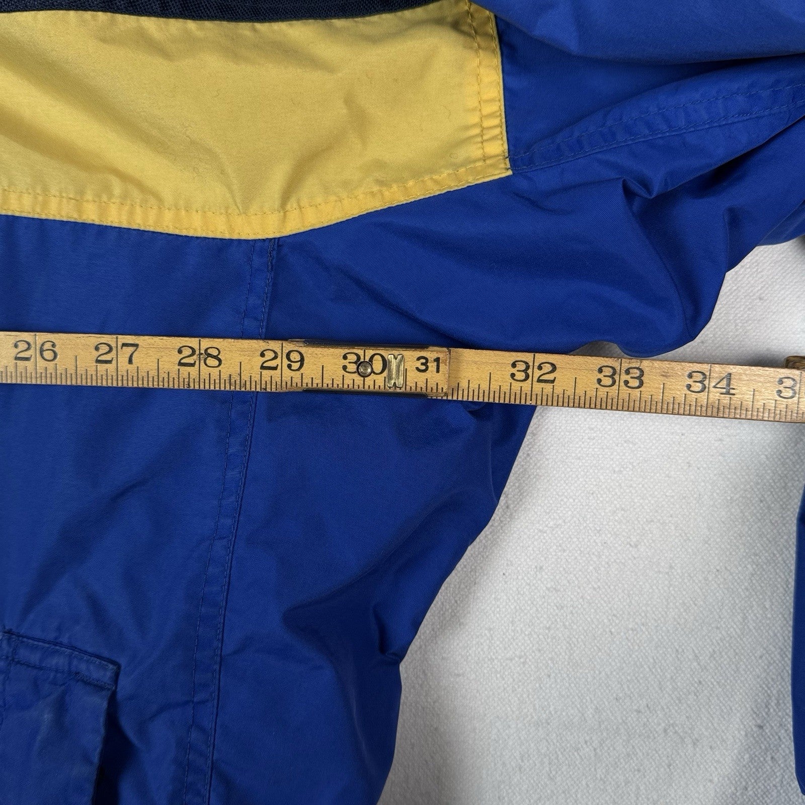 Columbia Bugaboo Jacket Men Size XL Full Zip Blue Yellow - Outer Shell Only