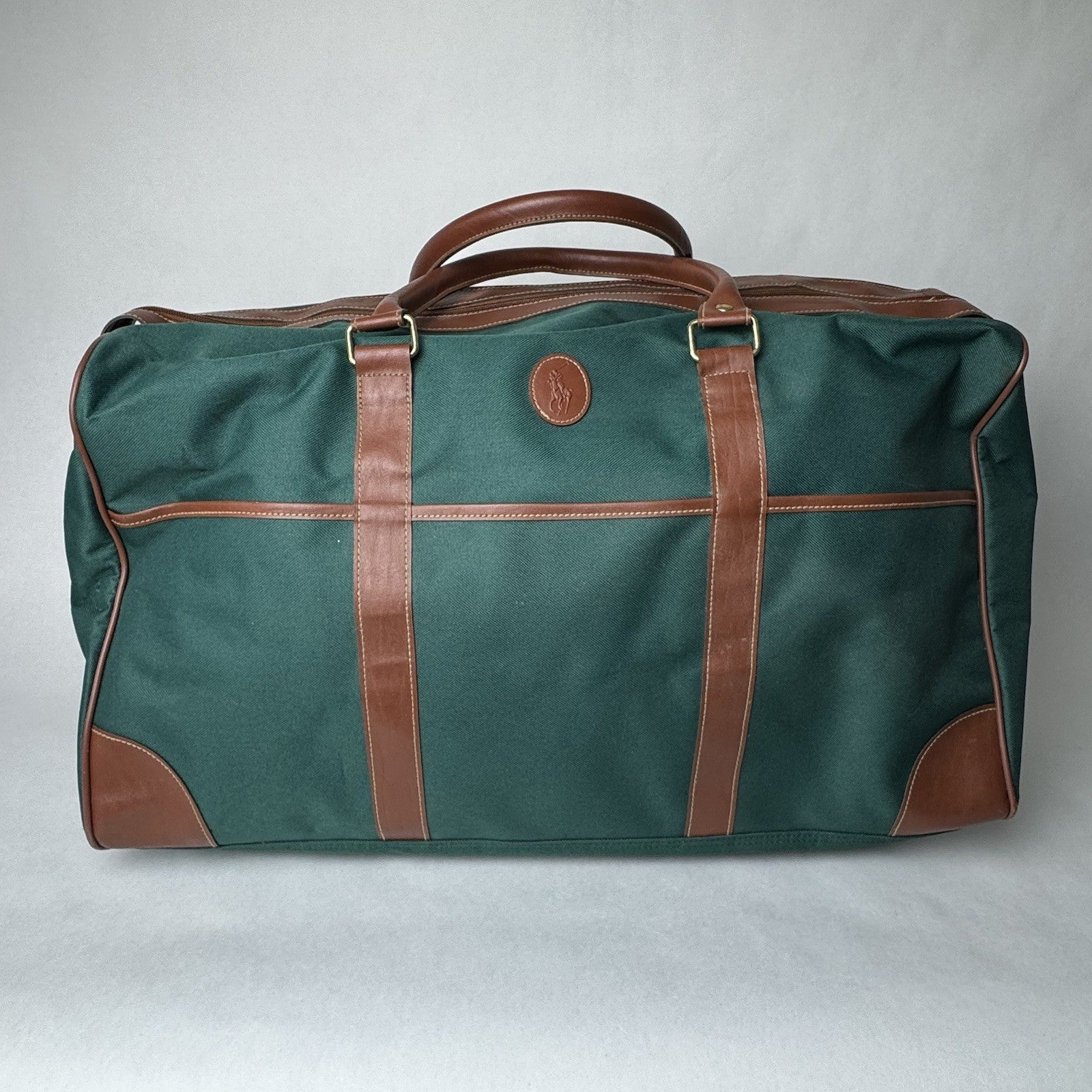 Vintage Ralph Lauren Weekender Carryall Bag 22”x11”x14” w/Shoulder Strap *Read