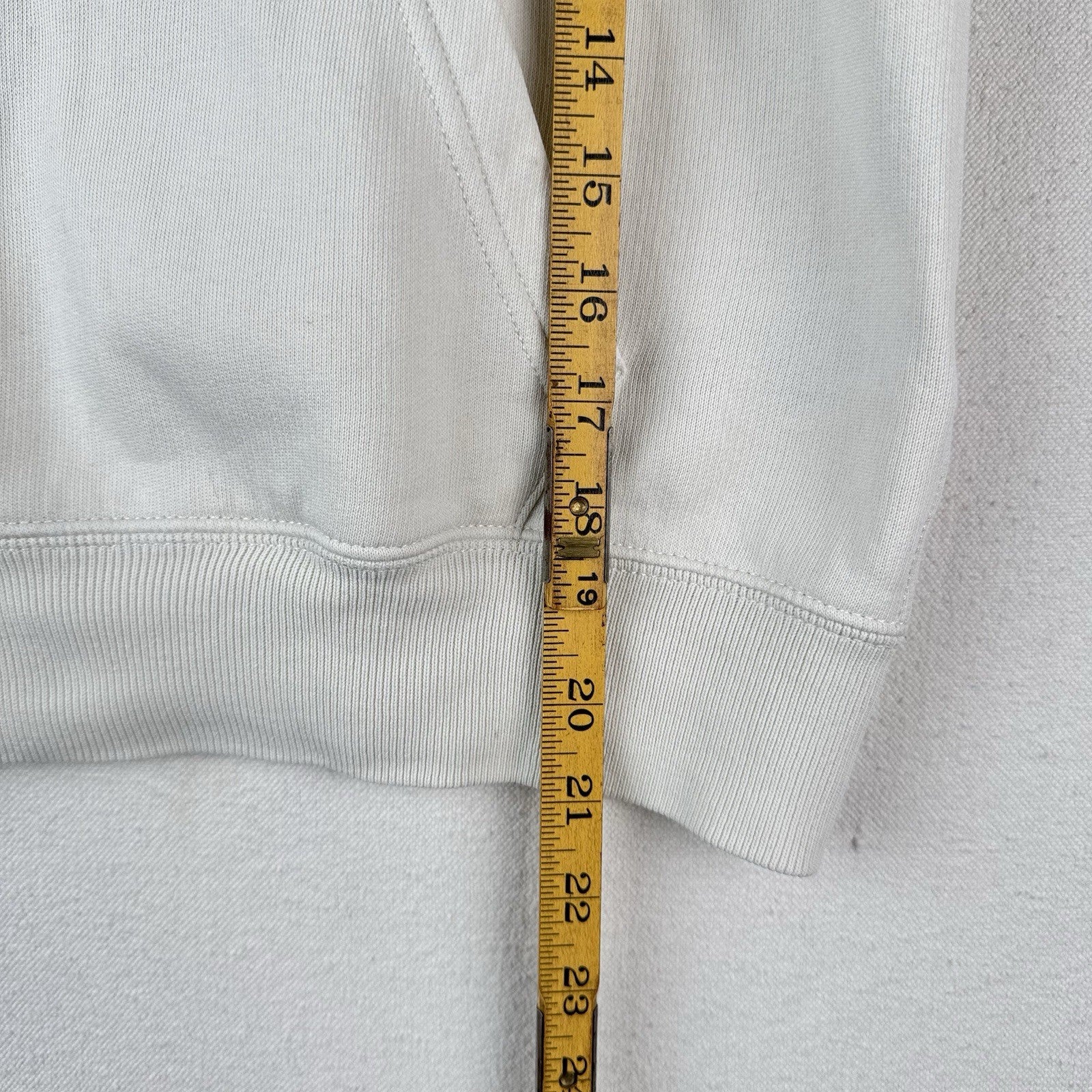 Polo Ralph Lauren Logo Wave Graphic Hoodie Women’s XS White Sun Surf *Read