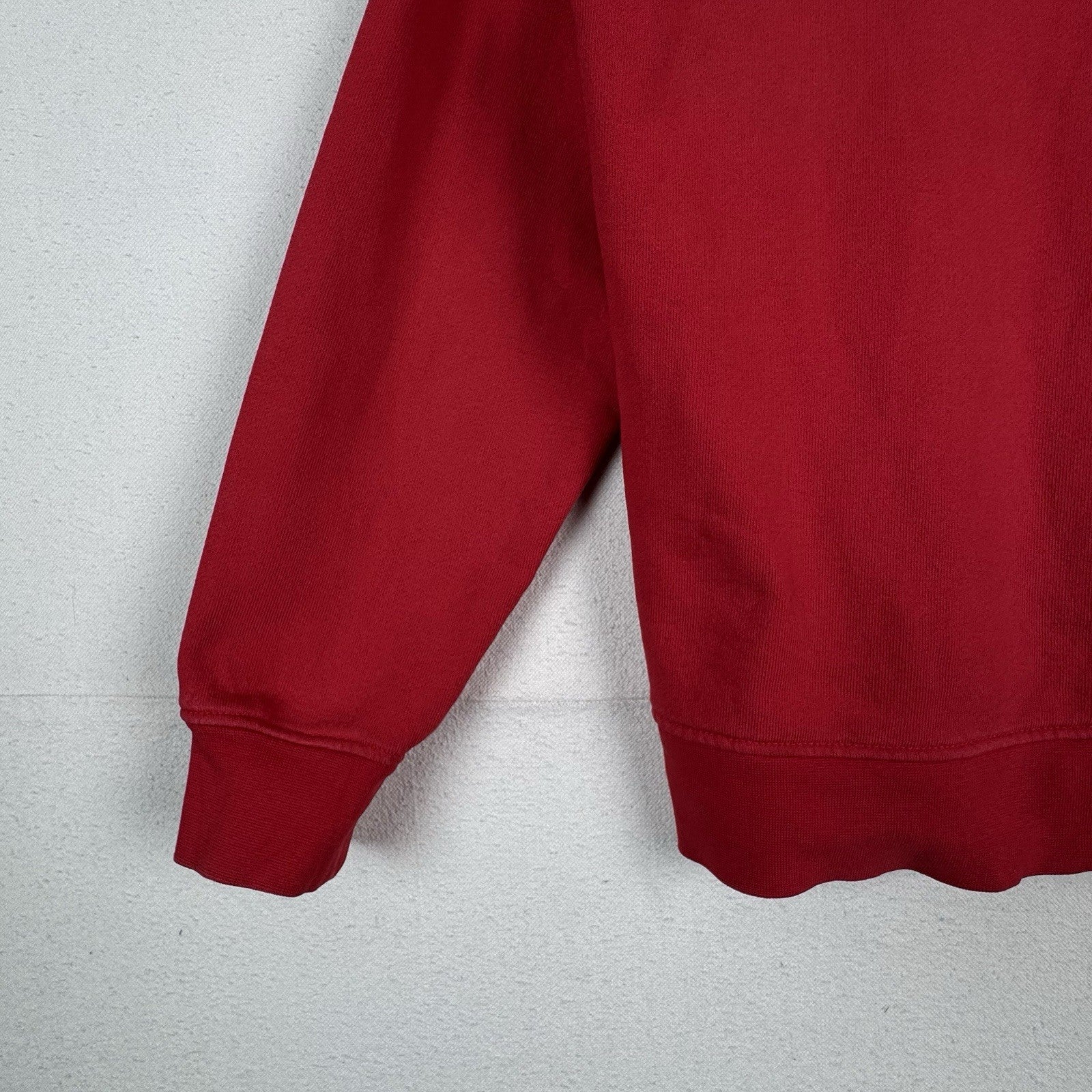 Nike Air Jordan Flight Logo Fleece Pullover Hoodie Men Sz L Red DQ7338-612