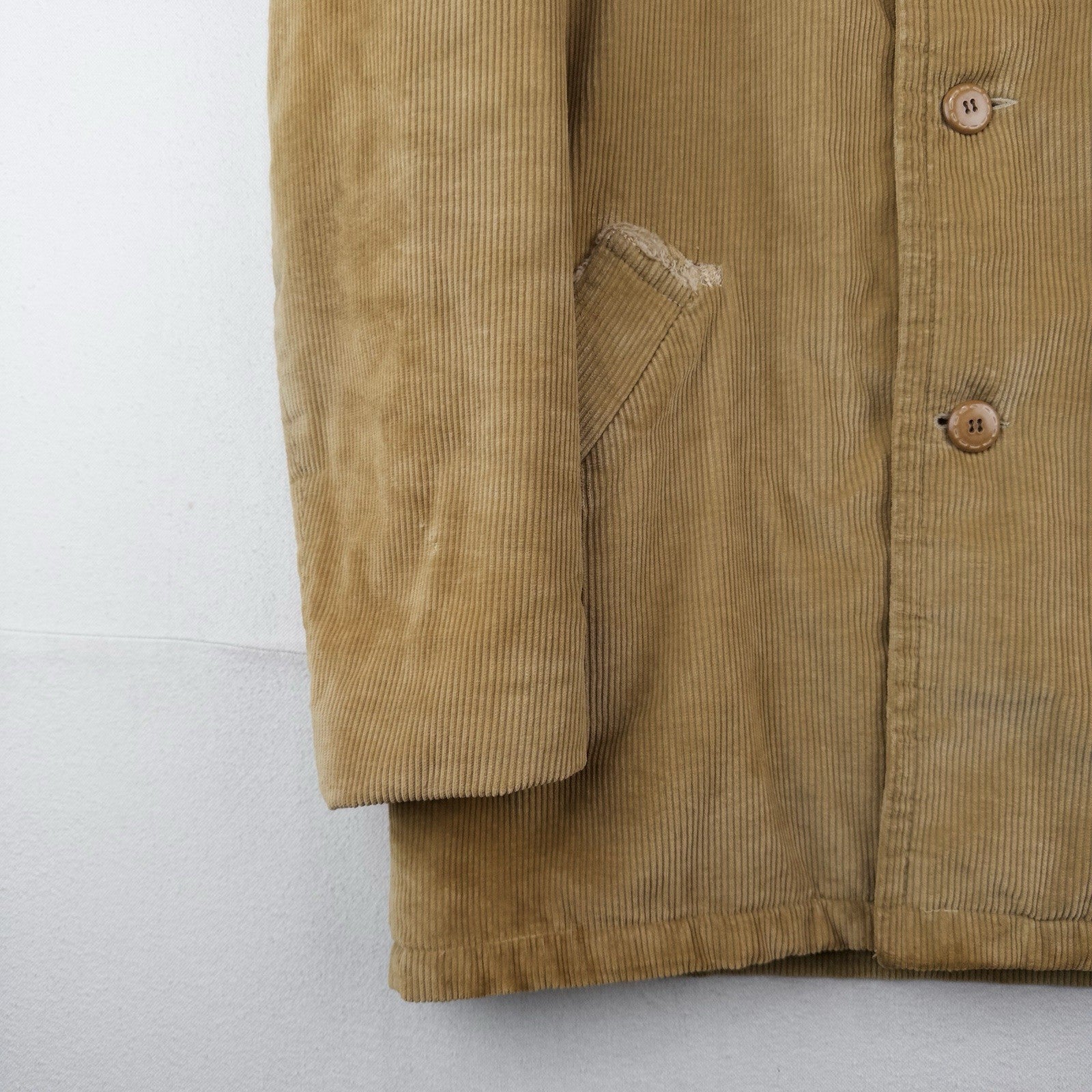 70’s Vtg Mcgregor Corduroy Sherpa Ranch Car Coat Men’s 42 Long Camel Brown