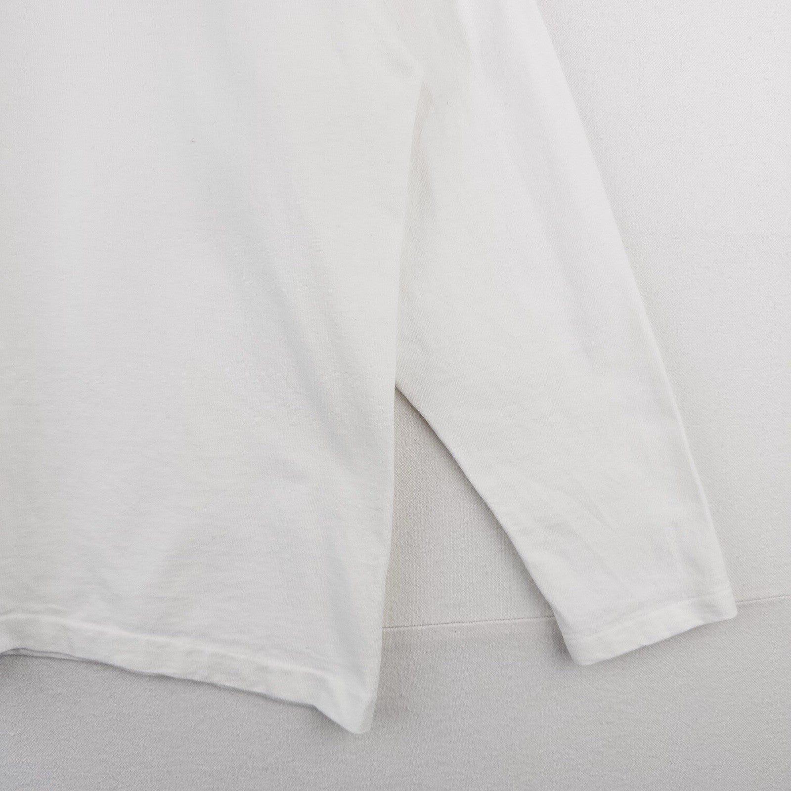 80’s Vtg Polo Ralph Lauren Henley Shirt Men’s L White Long Sleeve Made In USA