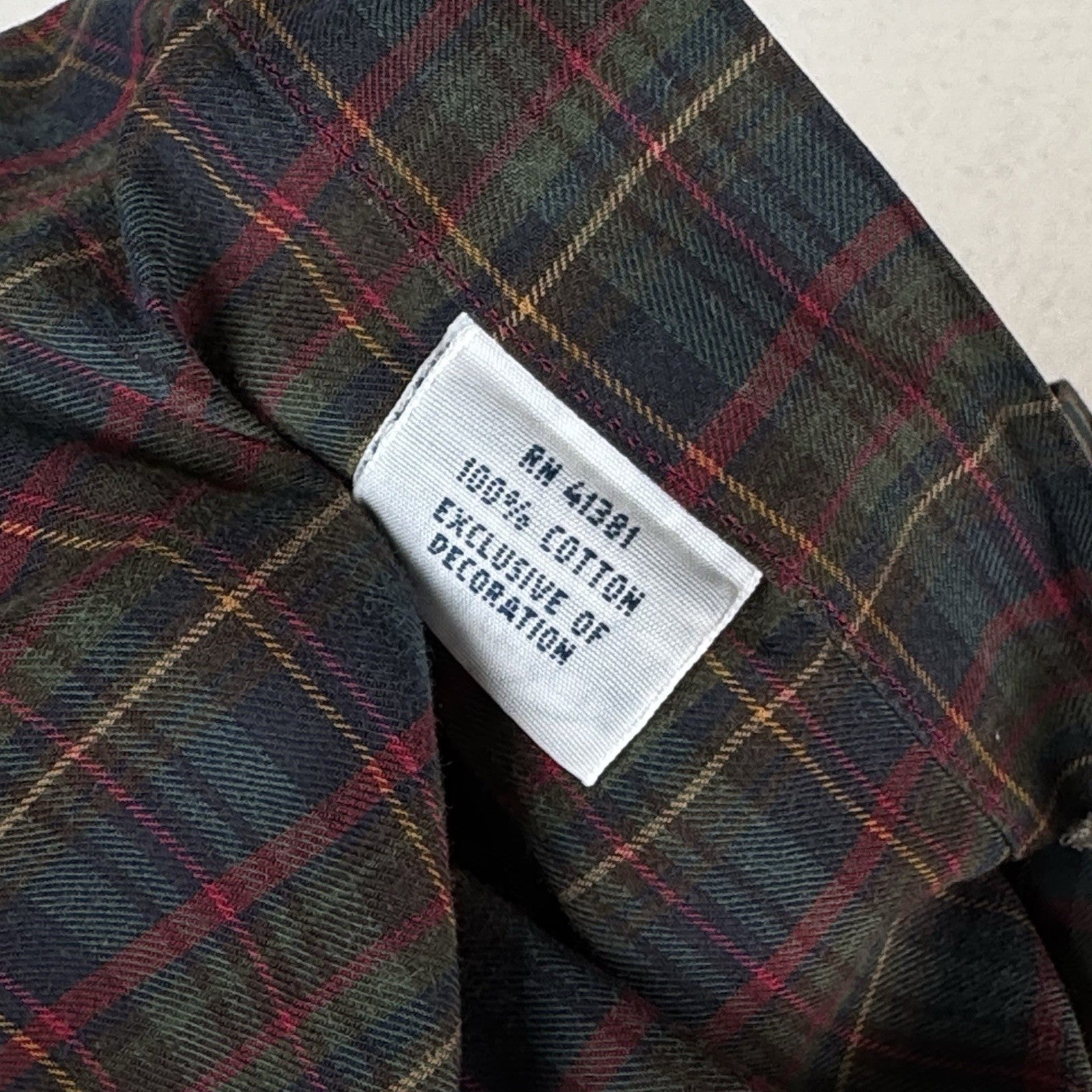 Polo Ralph Lauren Plaid Oxford Button Shirt Men's XL Hunter Green Blue Red