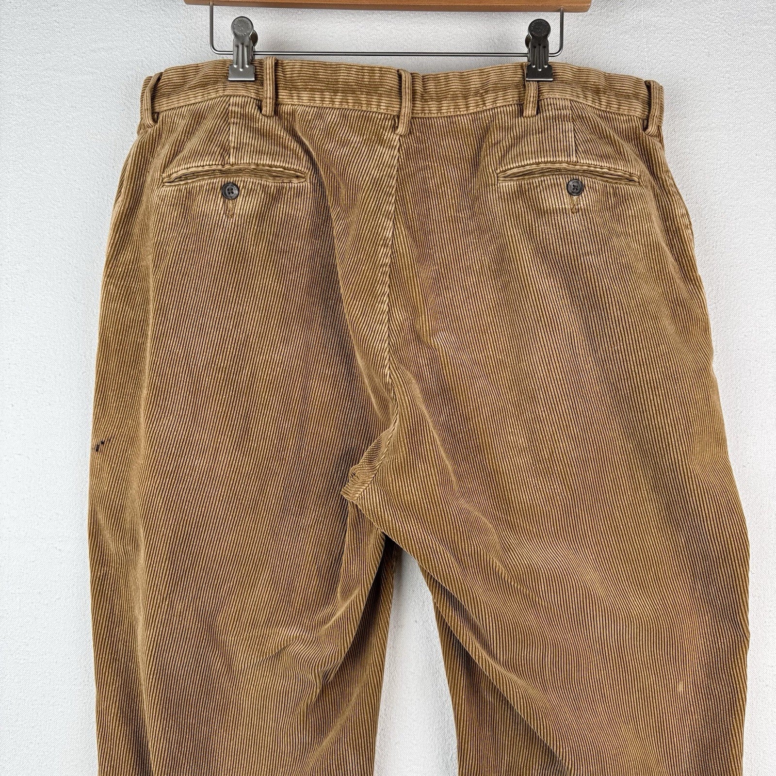 Polo Ralph Lauren Men’s 40x32 Corduroy Pants Tan Brown Fits 38x30 *Read