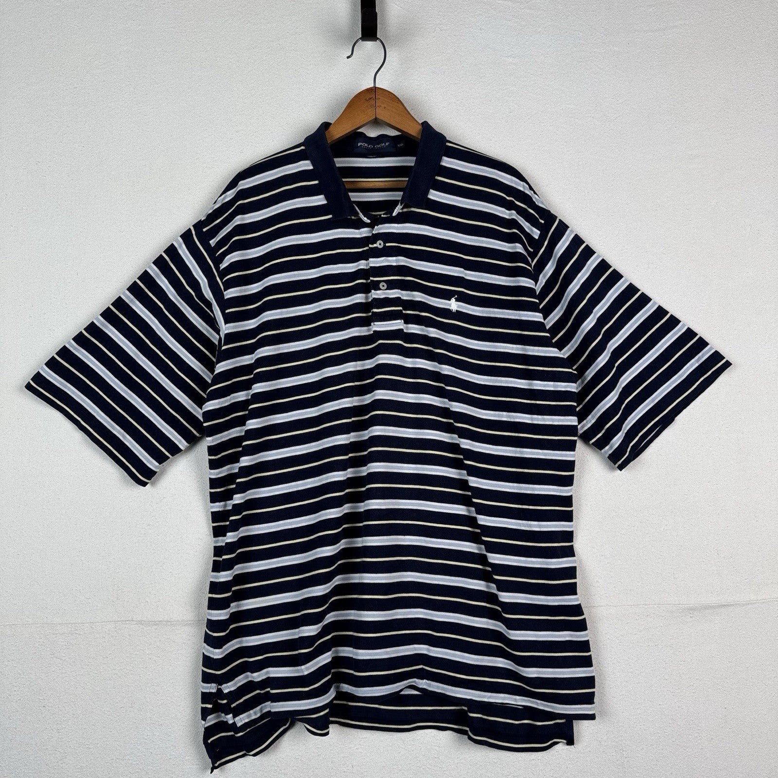 Vintage Polo Golf Ralph Lauren Striped Short Sleeve Polo Shirt Men’s Size 2XL