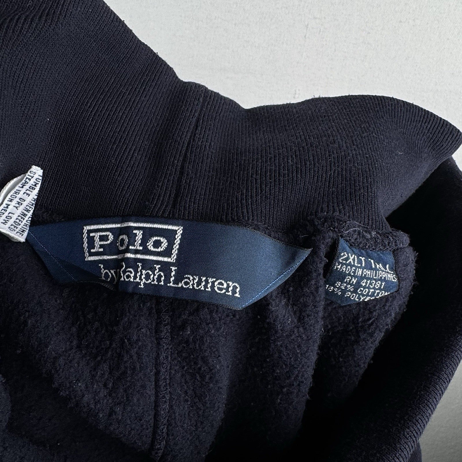 90’s Vtg Polo Ralph Lauren Sweatpants Mens 2XLT Navy Blue Pony Logo Joggers