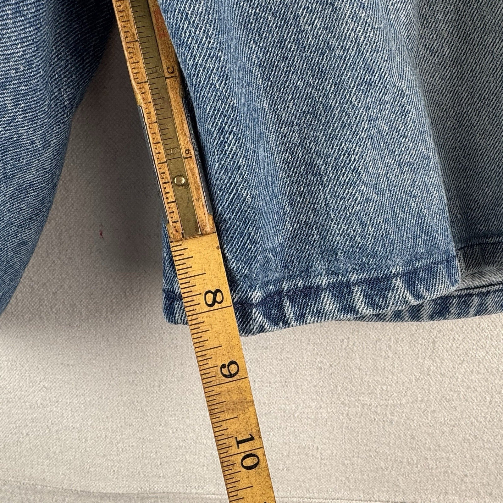 90’s Vintage Polo Ralph Lauren Polo Country Men’s 38 Denim Shorts 8” Made In USA