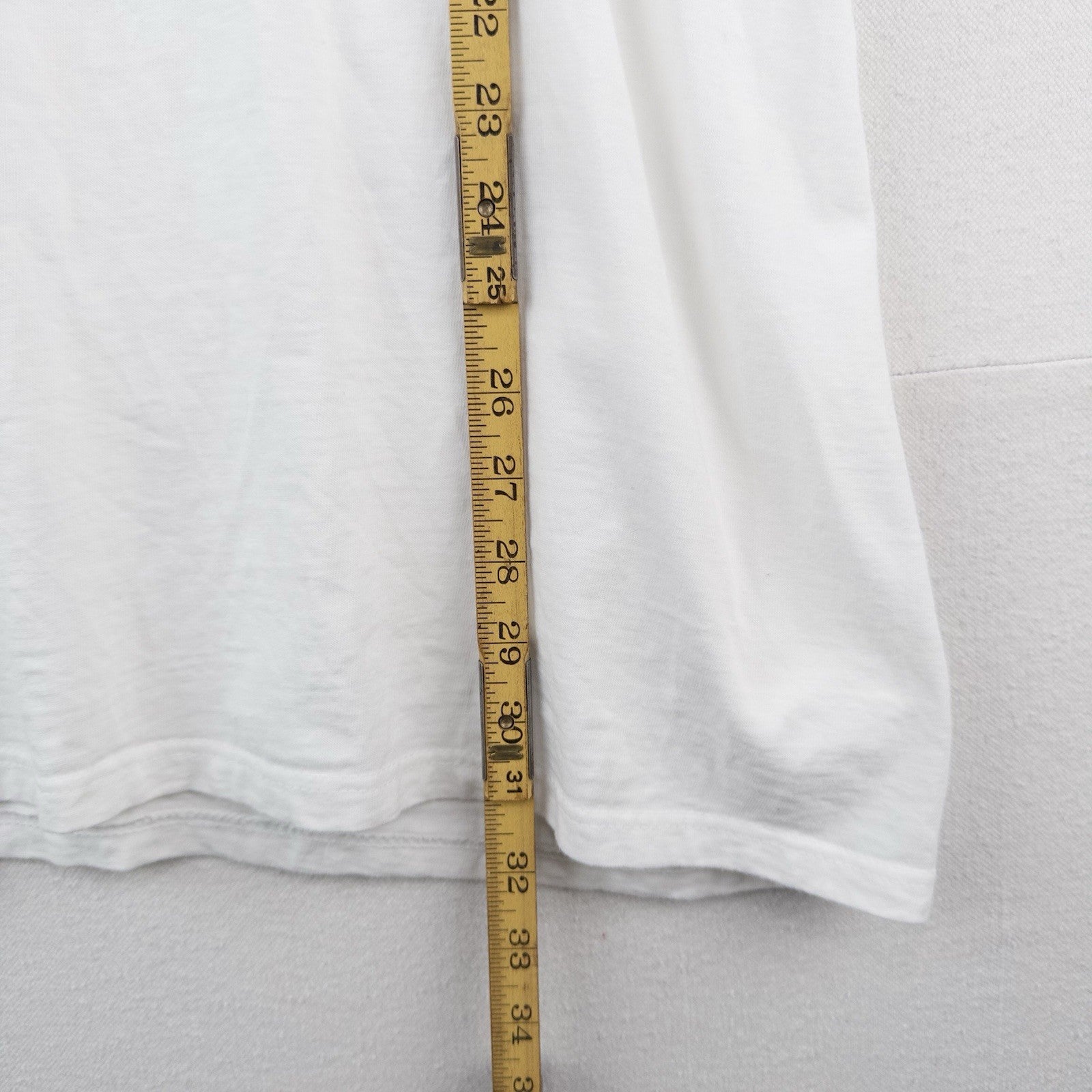 80’s Vtg Bloomies Embroidered Clothesline Bloomingdales White Tee T-Shirt XL USA