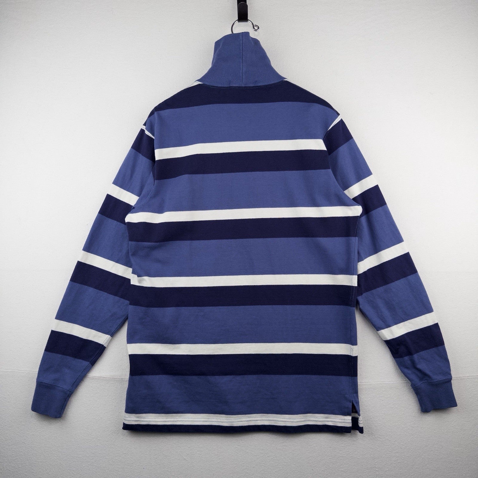 90’s Vtg Polo Ralph Lauren Men’s M Color Block Stripe Turtleneck Made In USA
