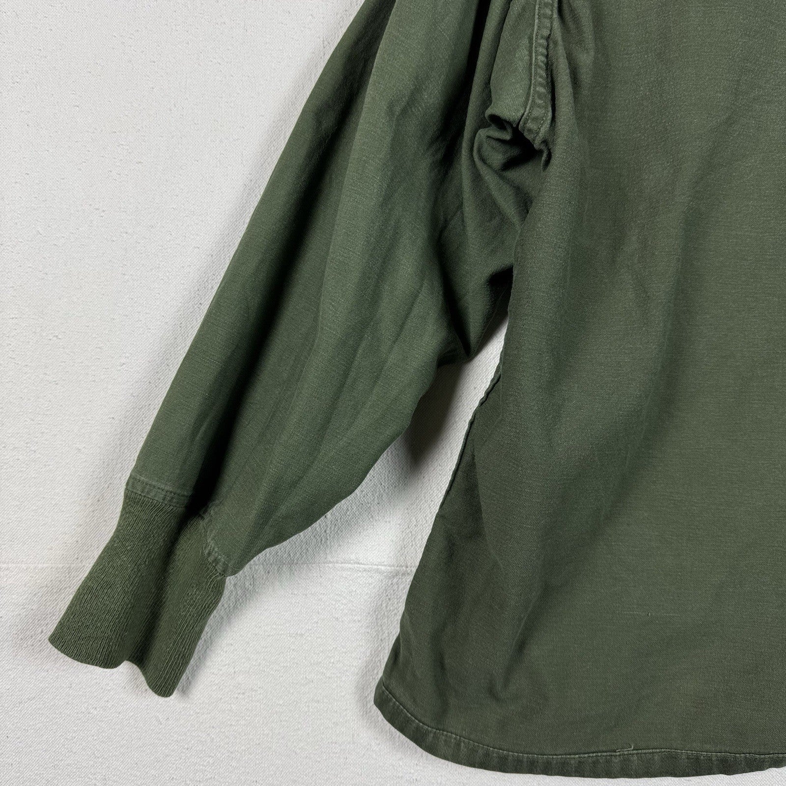 70s US Military Liner Shirt Chemical Protective Button Shirt Large 8415009008249