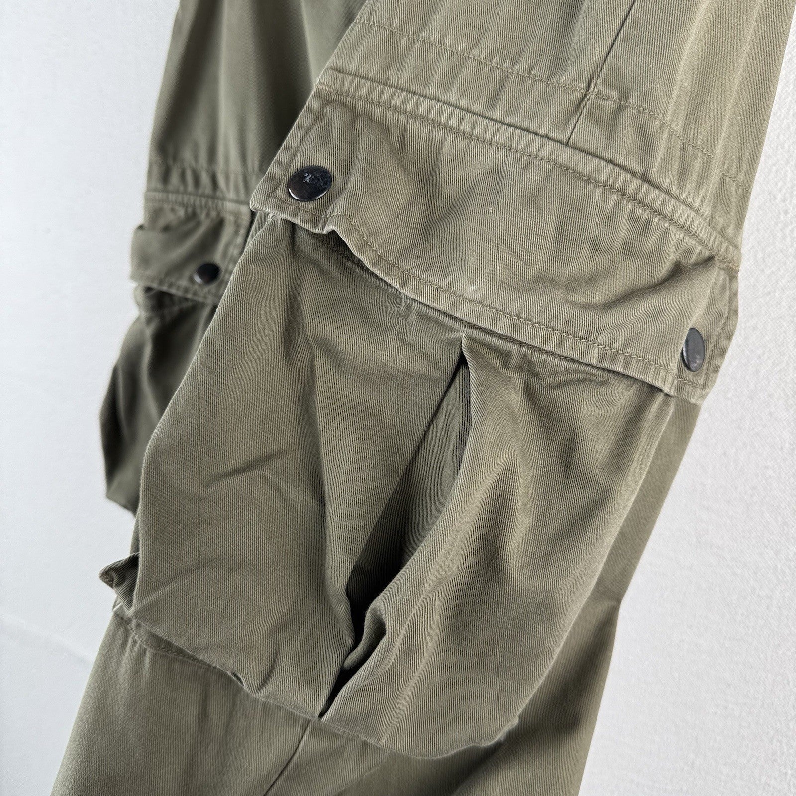 90’s Vintage Polo Ralph Lauren Boy’s 18 Cotton Khaki Cargo Tactical Pants Green