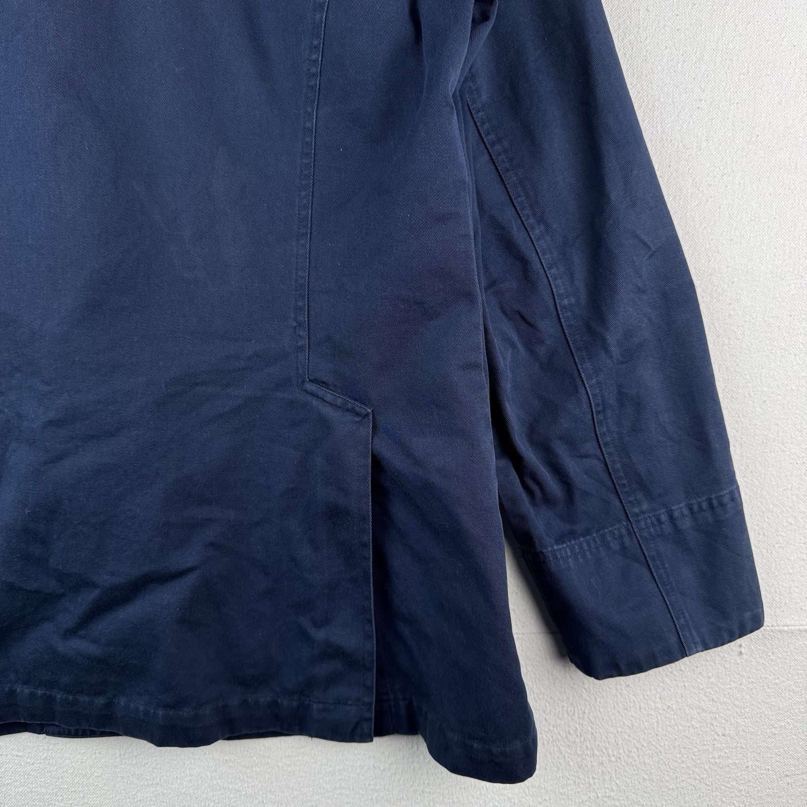 Lauren Ralph Lauren Military Field Jacket Blue Gold Buttons Women's 12 *Read