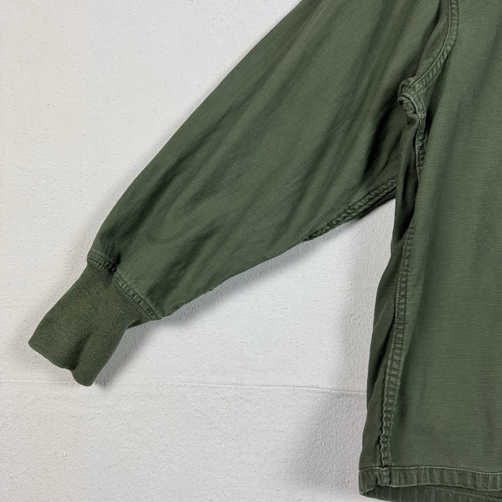 70s US Military Liner Shirt Chemical Protective Button Shirt Large 8415009008249