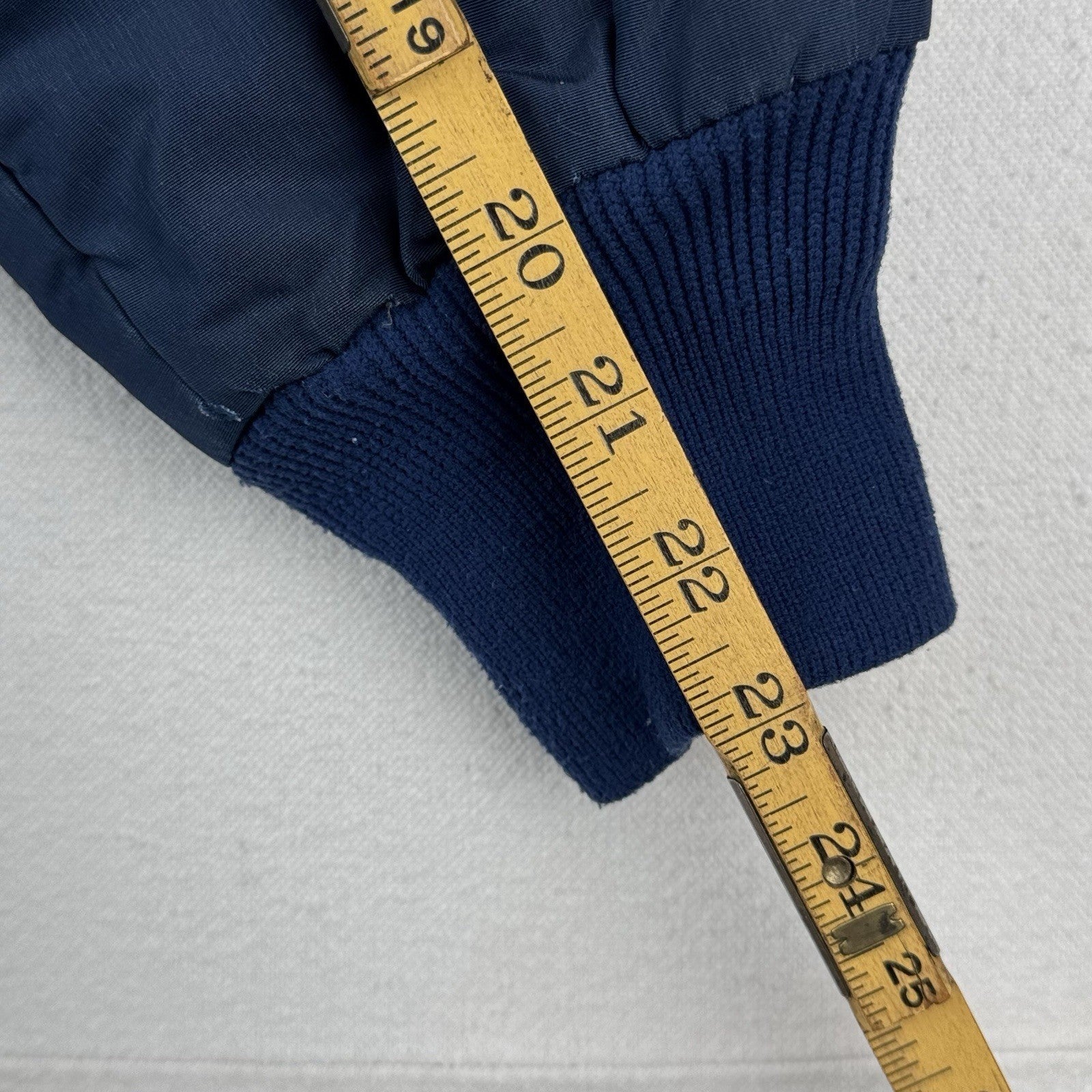 70's Vintage Eddie Bauer Goose Down Parka Men's  Small Hooded Jacket Blue *Read