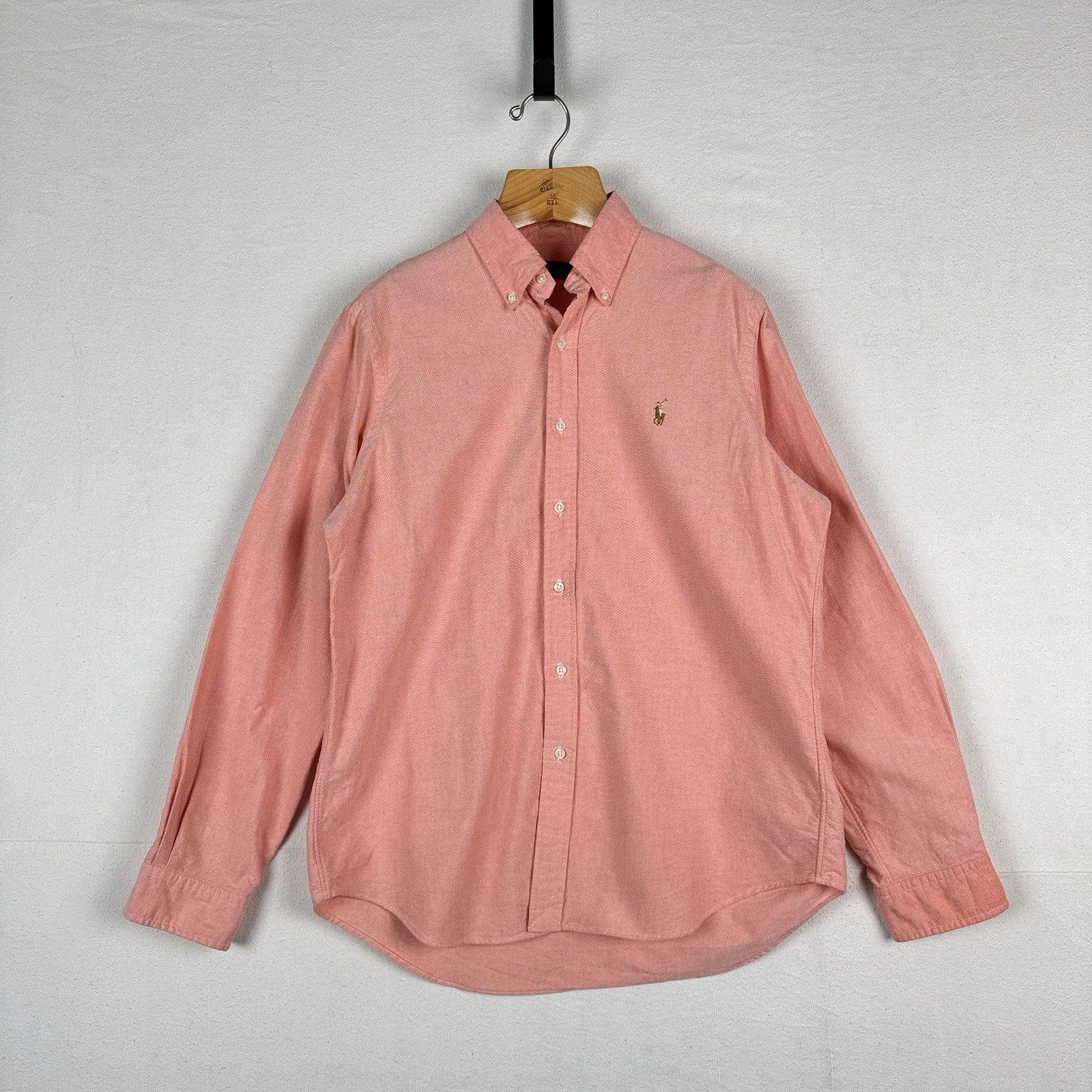 Ralph Lauren Long Sleeve Men’s Large Button Down Shirt Peach