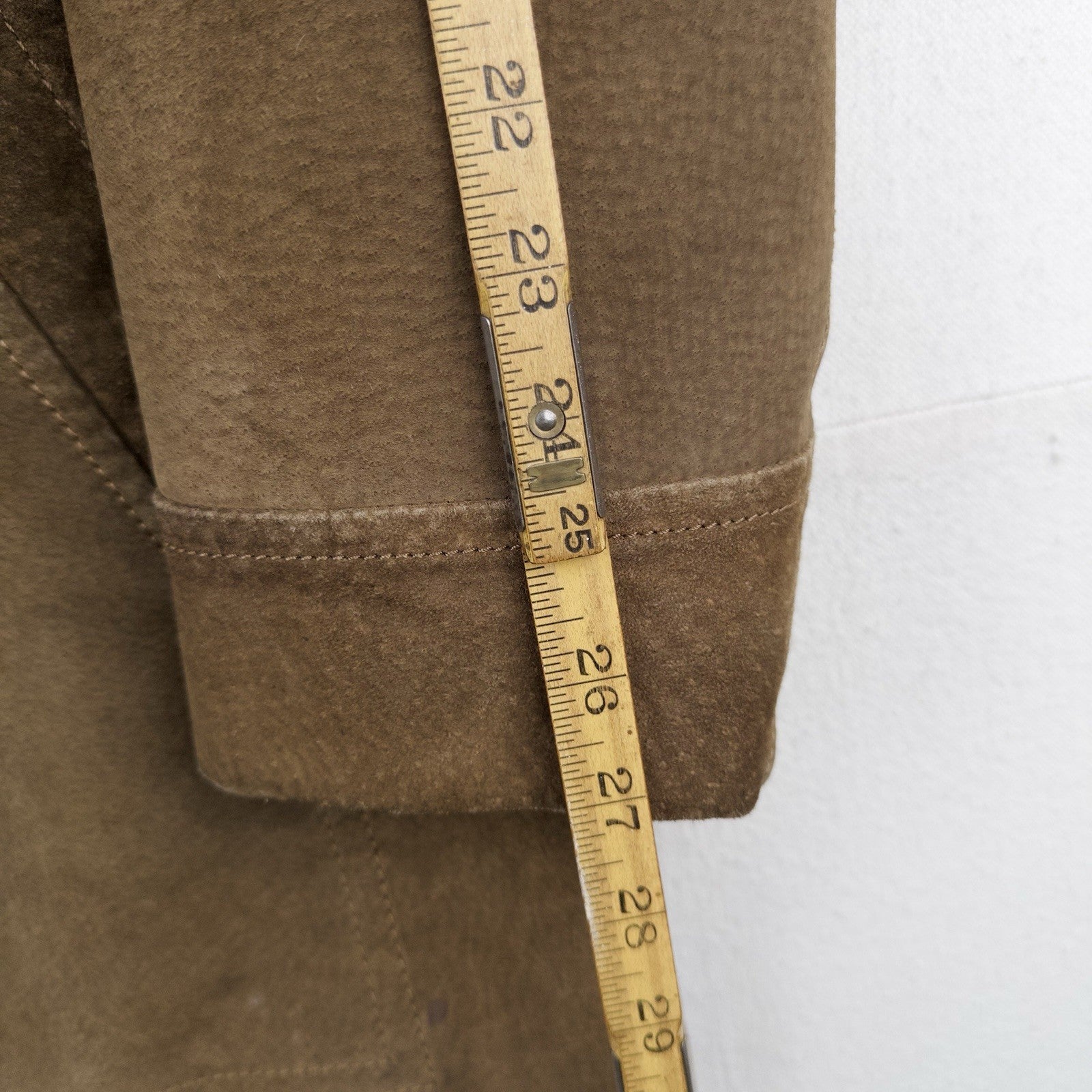 60’s Vtg Lakeland Suede Shearling Rancher Jacket Sherpa Collar Men’s 40 Long USA