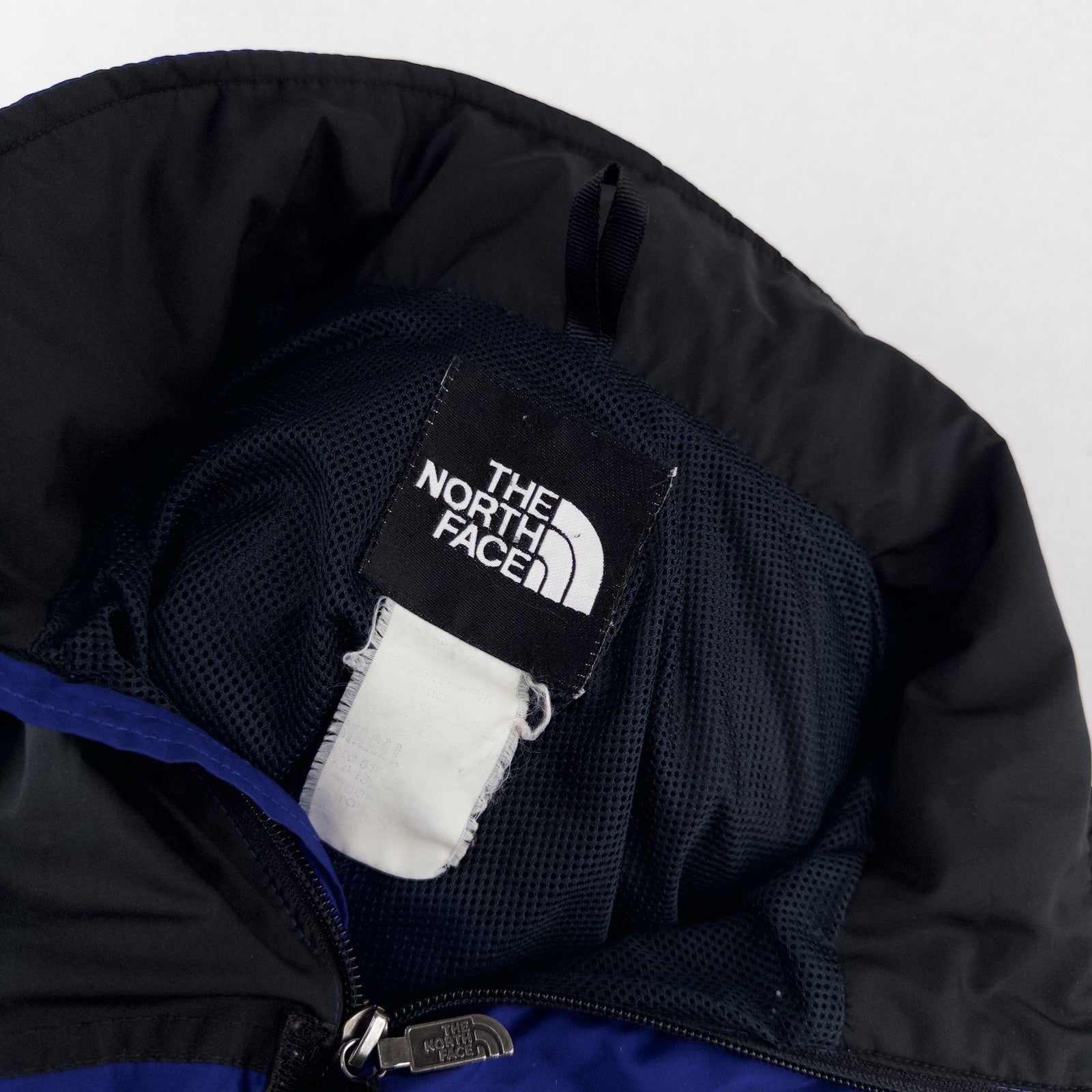 90’s Vtg The North Face Mens S Royal Blue Black Hydrenaline Packable Hood Jacket