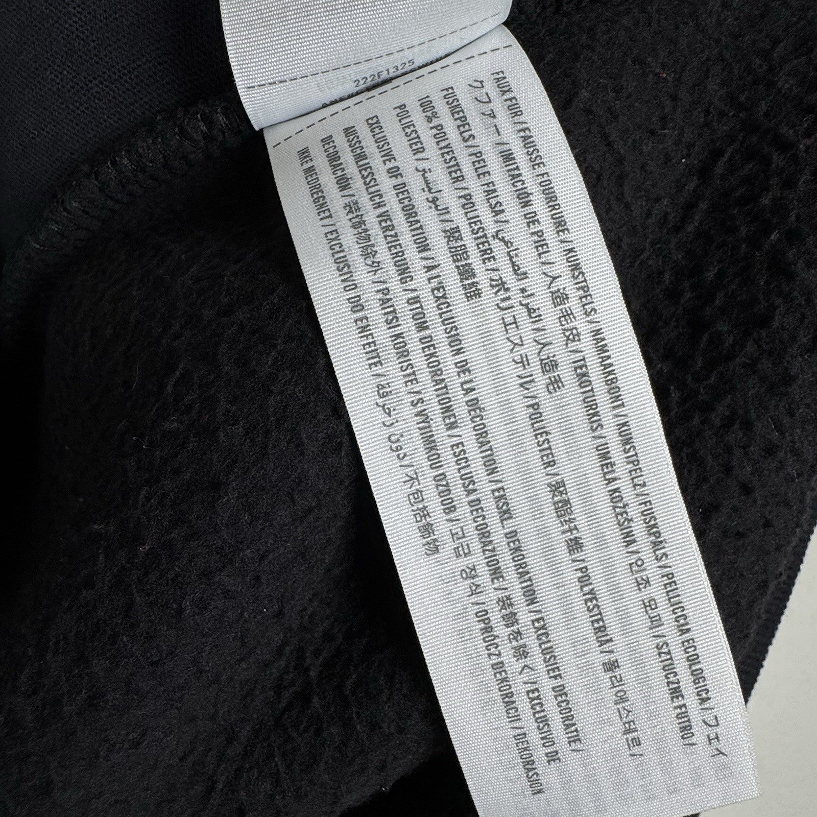 Abercrombie & Fitch Sweatshirt Teddy Youth Size 15/16 Fleece Jacket Black Zip