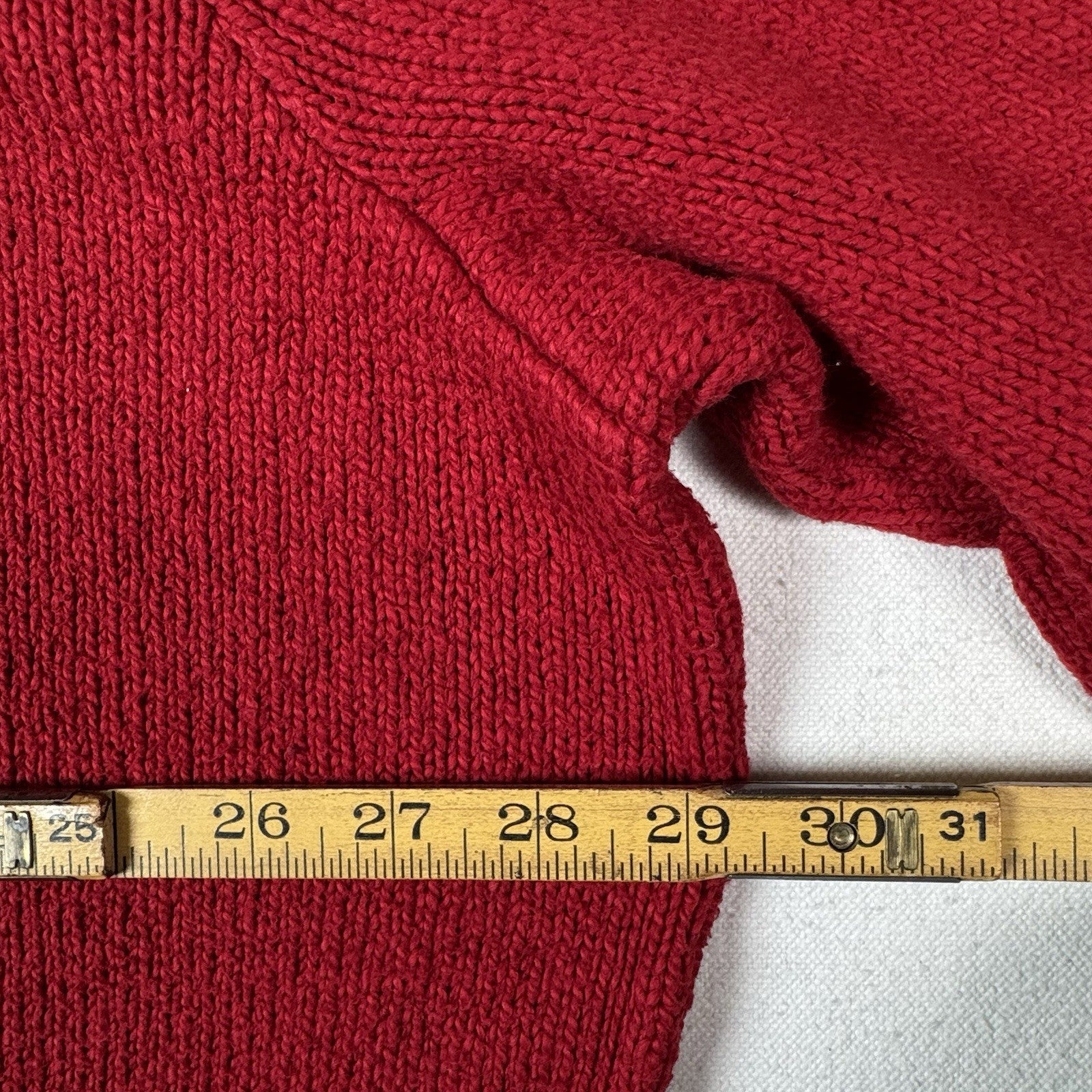 Vintage Polo Ralph Lauren Sweater Men Tall 3XLT Red Pullover Pony Logo Crewneck