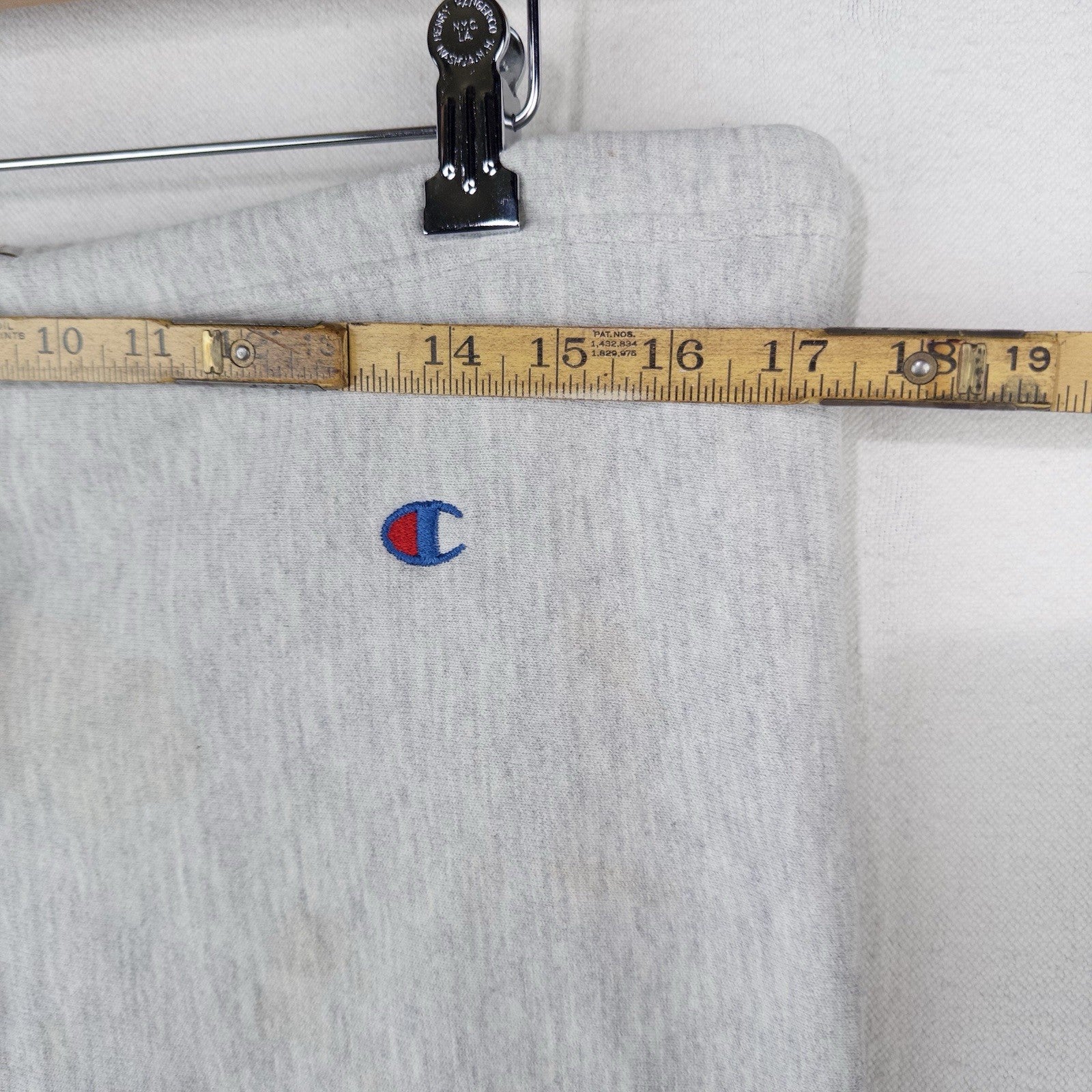 80's Vtg Champion Reverse Weave XL Gray Blank Sweatpants Crotch Gusset USA
