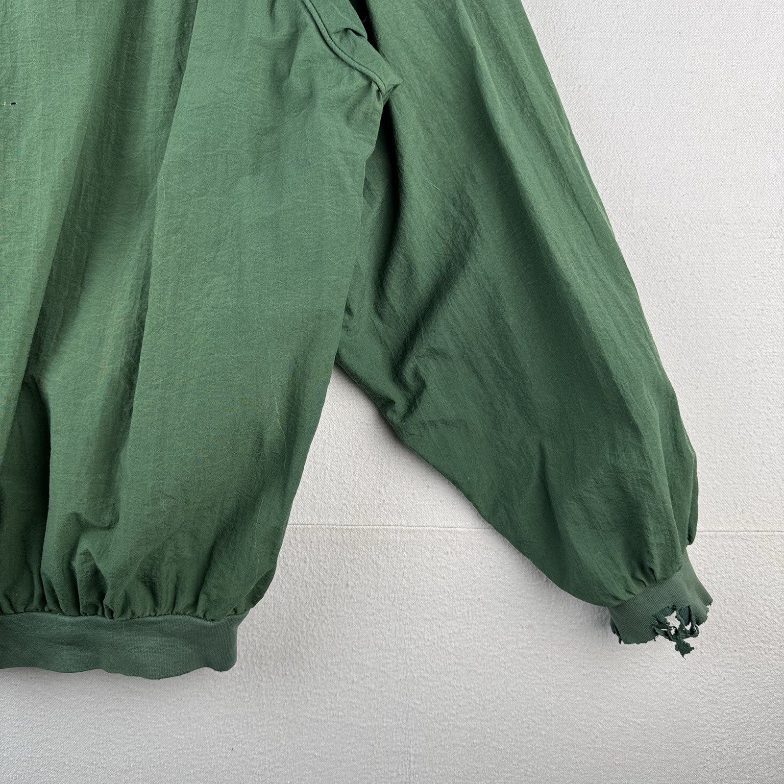 Vtg Slazenger Augusta Golf Shop Masters Windbreaker/Pullover Crewneck Green XL