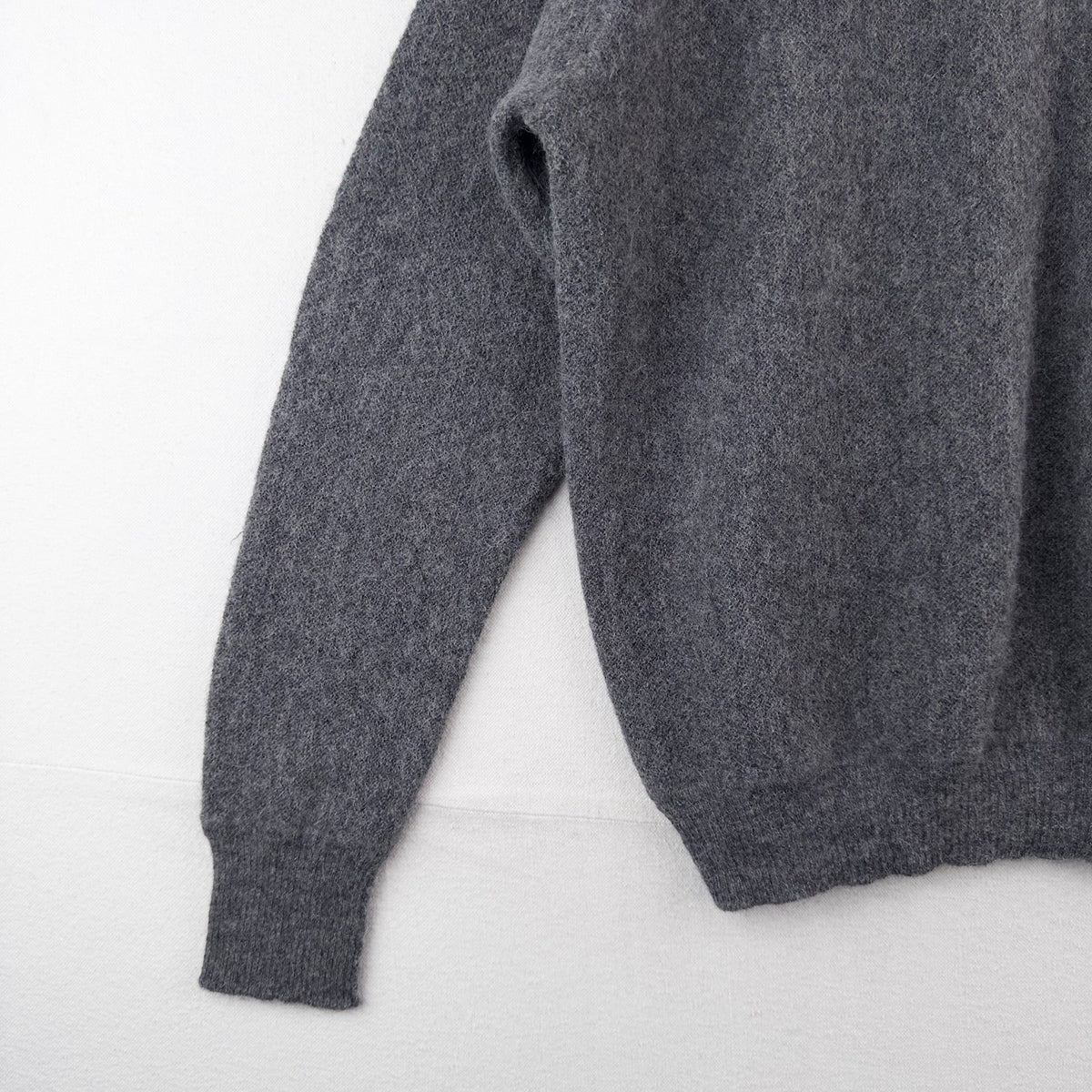 Polo Golf Ralph Lauren 100% Alpaca Gray V-neck  Cardigan Mens Large Pockets Peru