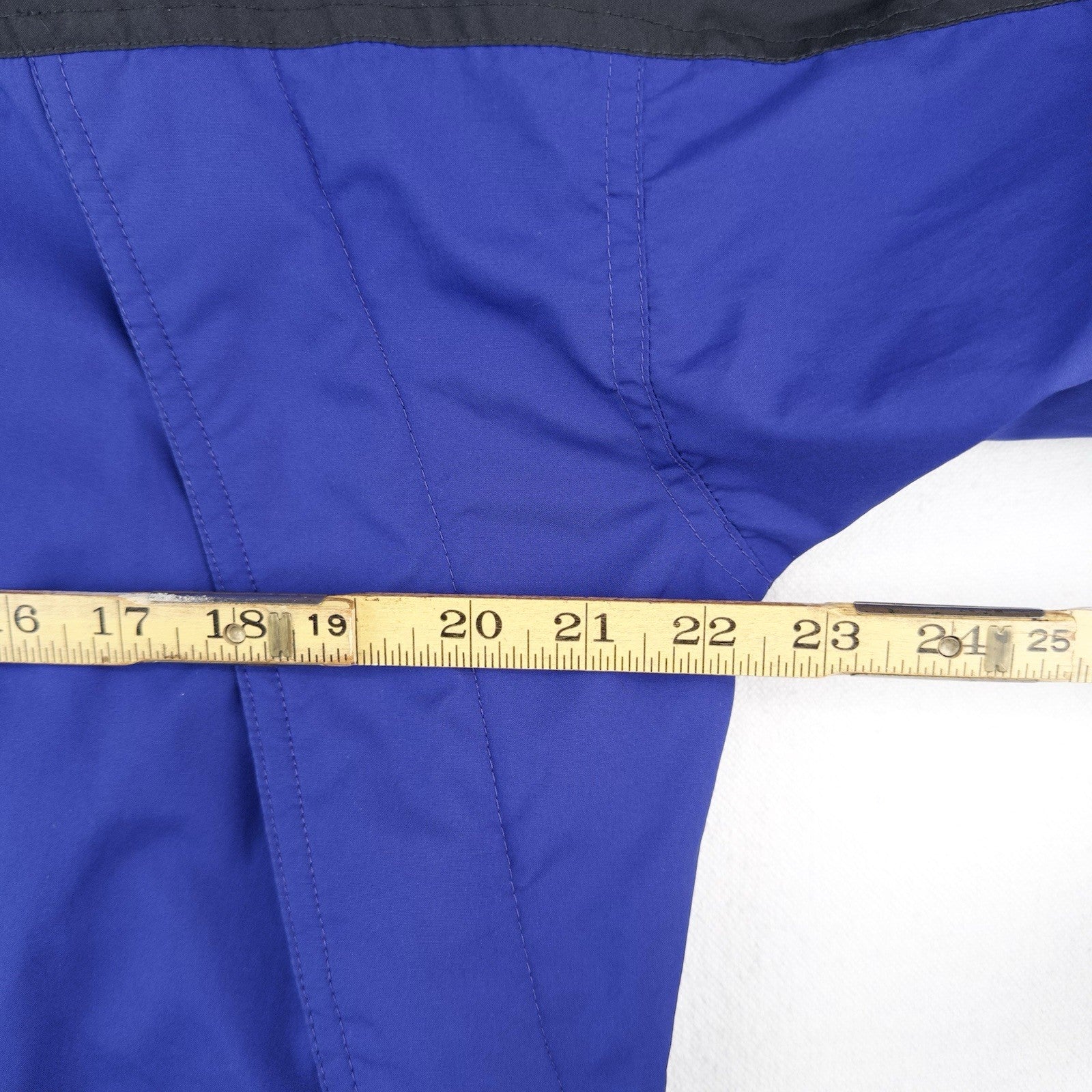 90’s Vtg The North Face Mens S Royal Blue Black Hydrenaline Packable Hood Jacket