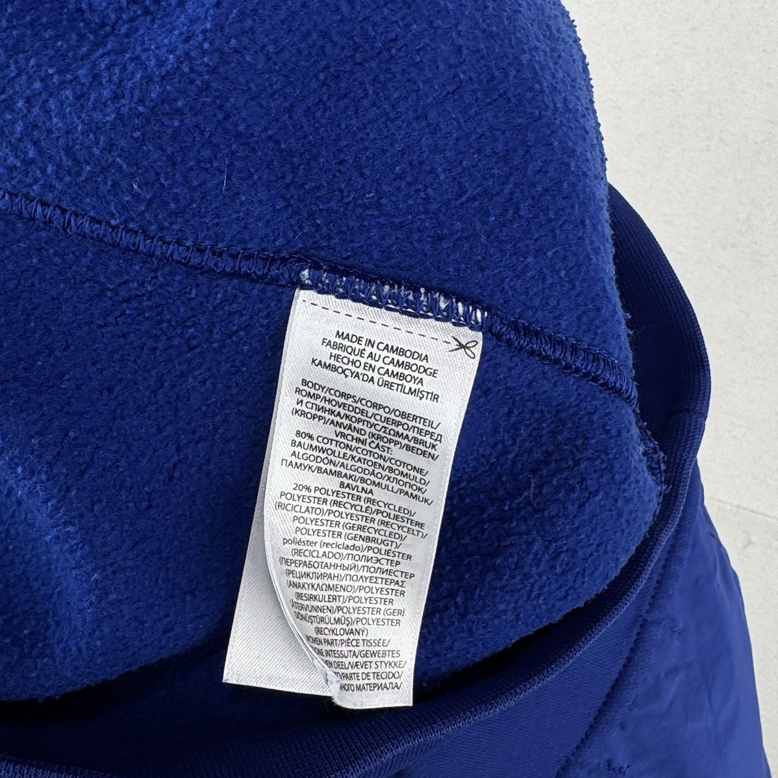 Polo Ralph Lauren Men’s M Logo Spectre Pullover Fleece Hoodie Quarter Zip Blue