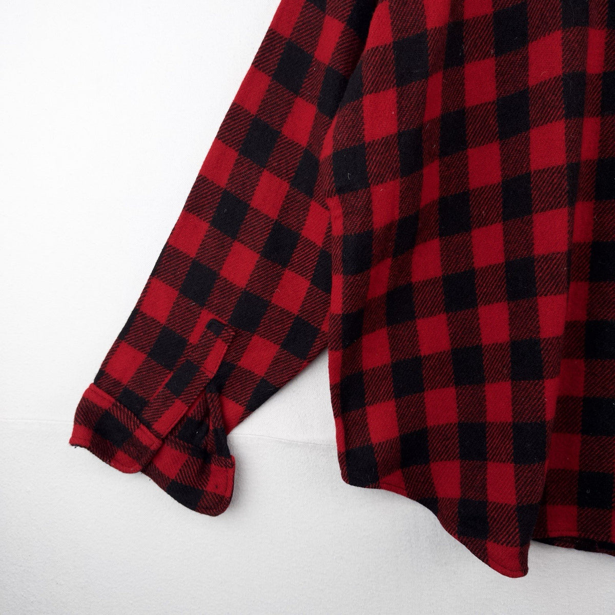 80’s Vtg LL Bean Maine Guide Shirt Wool Red Buffalo Plaid Men’s 2XL Made In USA