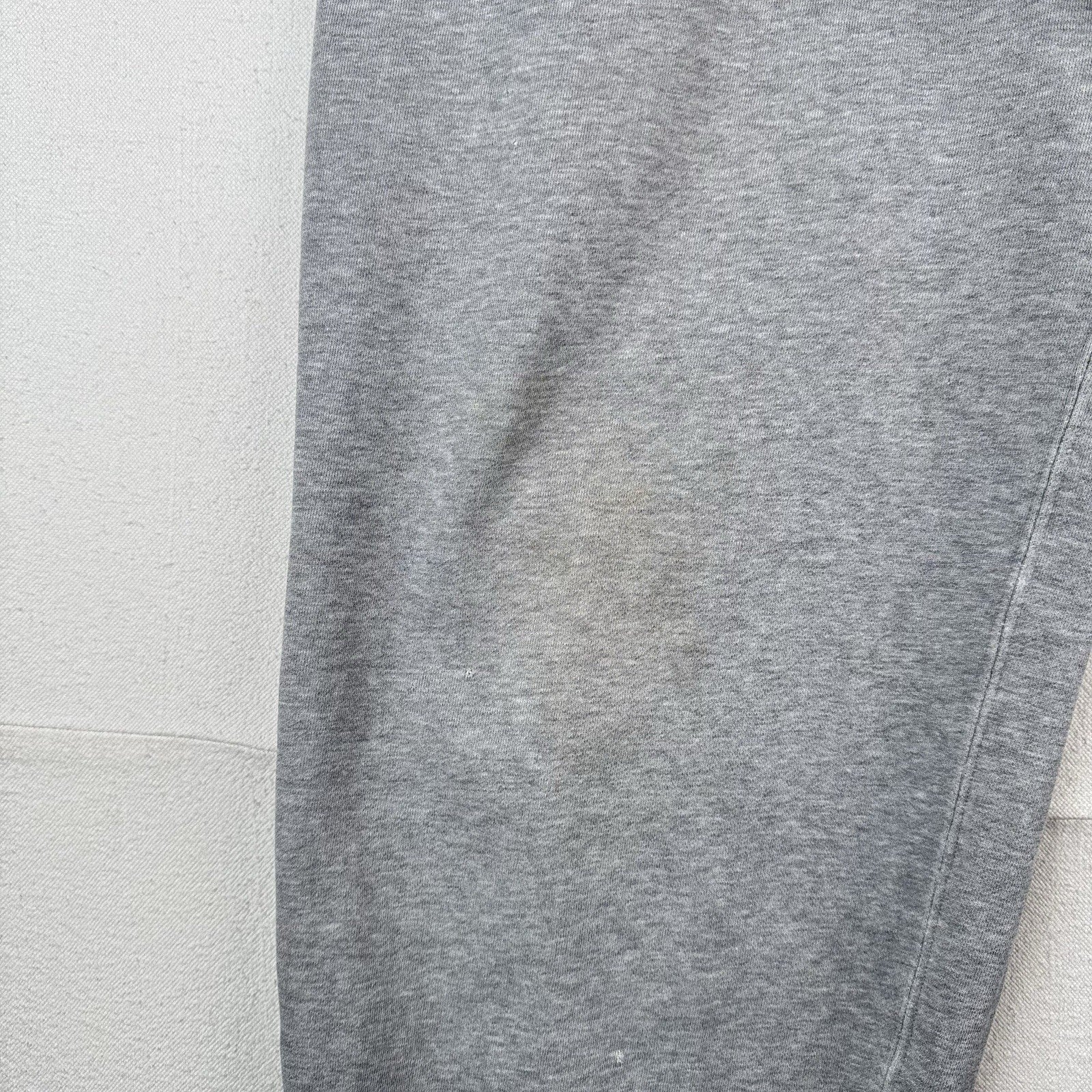 90's Vintage Polo Ralph Lauren Men's M Gray Sweatpants Relaxed Fit *Distressed