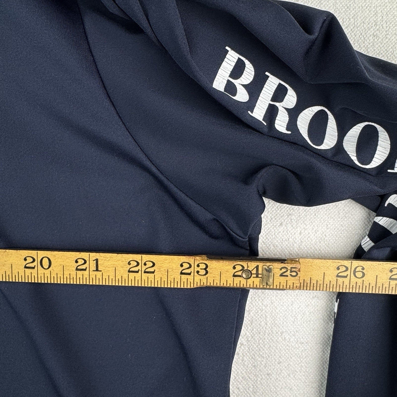 Brooks Brothers Mens Navy Blue Performance Long  Sleeve T-Shirt XL Stretch