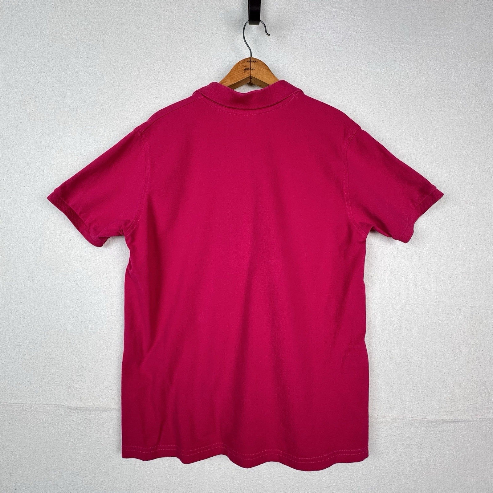 Lacoste Polo Shirt Men's 2XL Pink Classic Fit Embroidered Logo Tennis Preppy