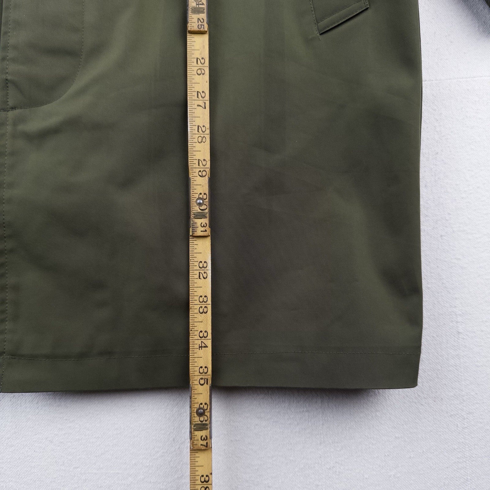 Gap Mac Rain Coat Olive Green Men’s M Relaxed Fit Water Resistant Wind Proof