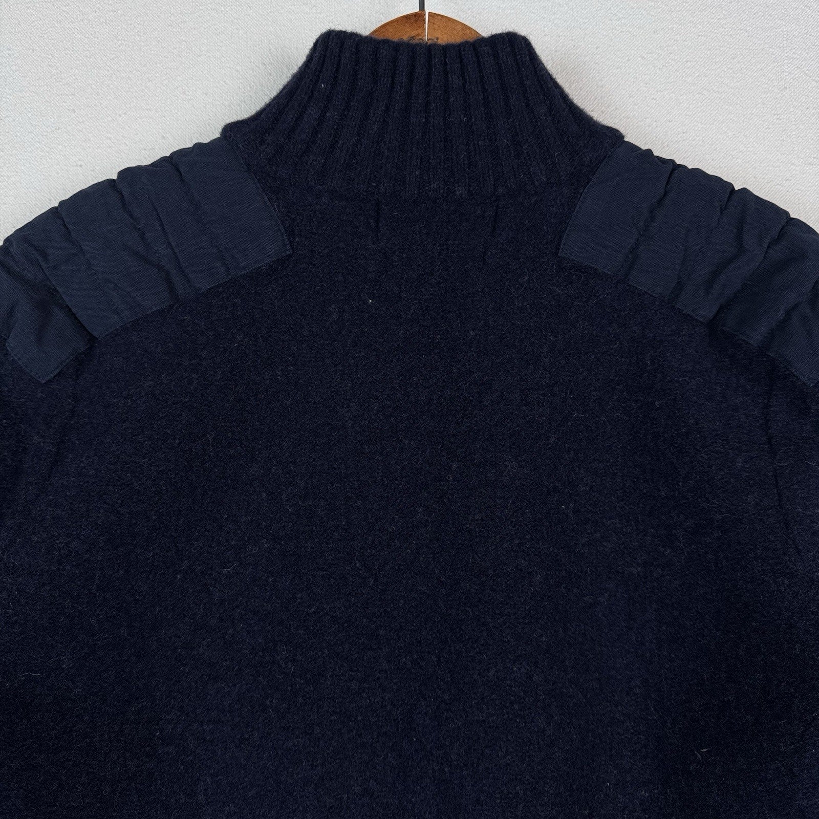 Polo Ralph Lauren 100% Lambswool Youth L Military Blue Sweater P2P:19” Welted*