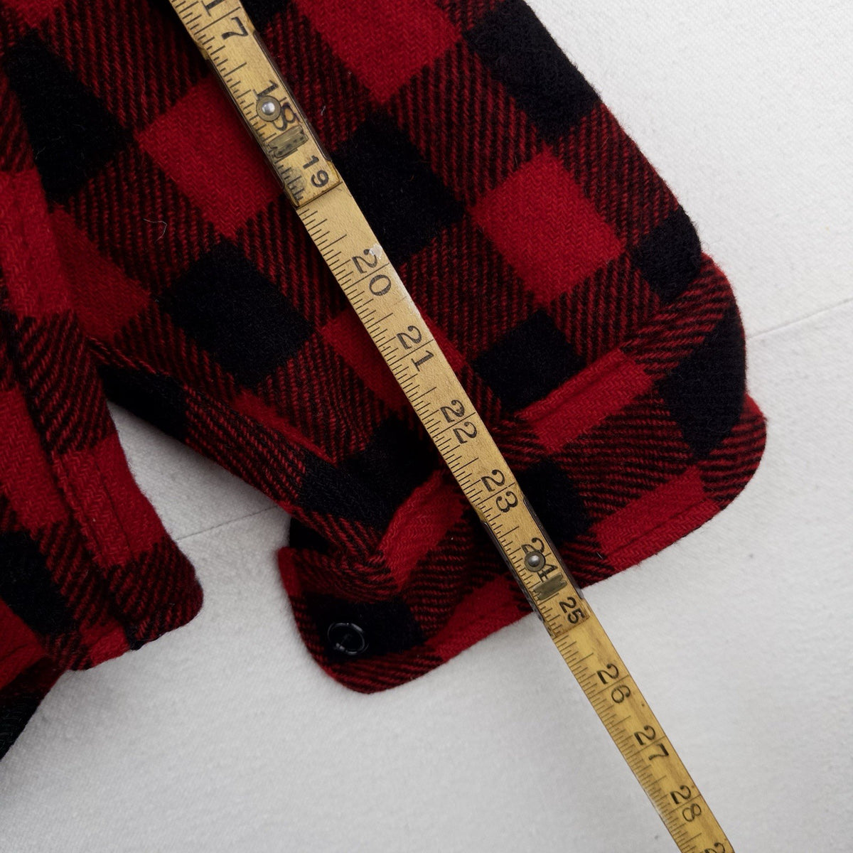 80’s Vtg LL Bean Maine Guide Shirt Wool Red Buffalo Plaid Men’s 2XL Made In USA