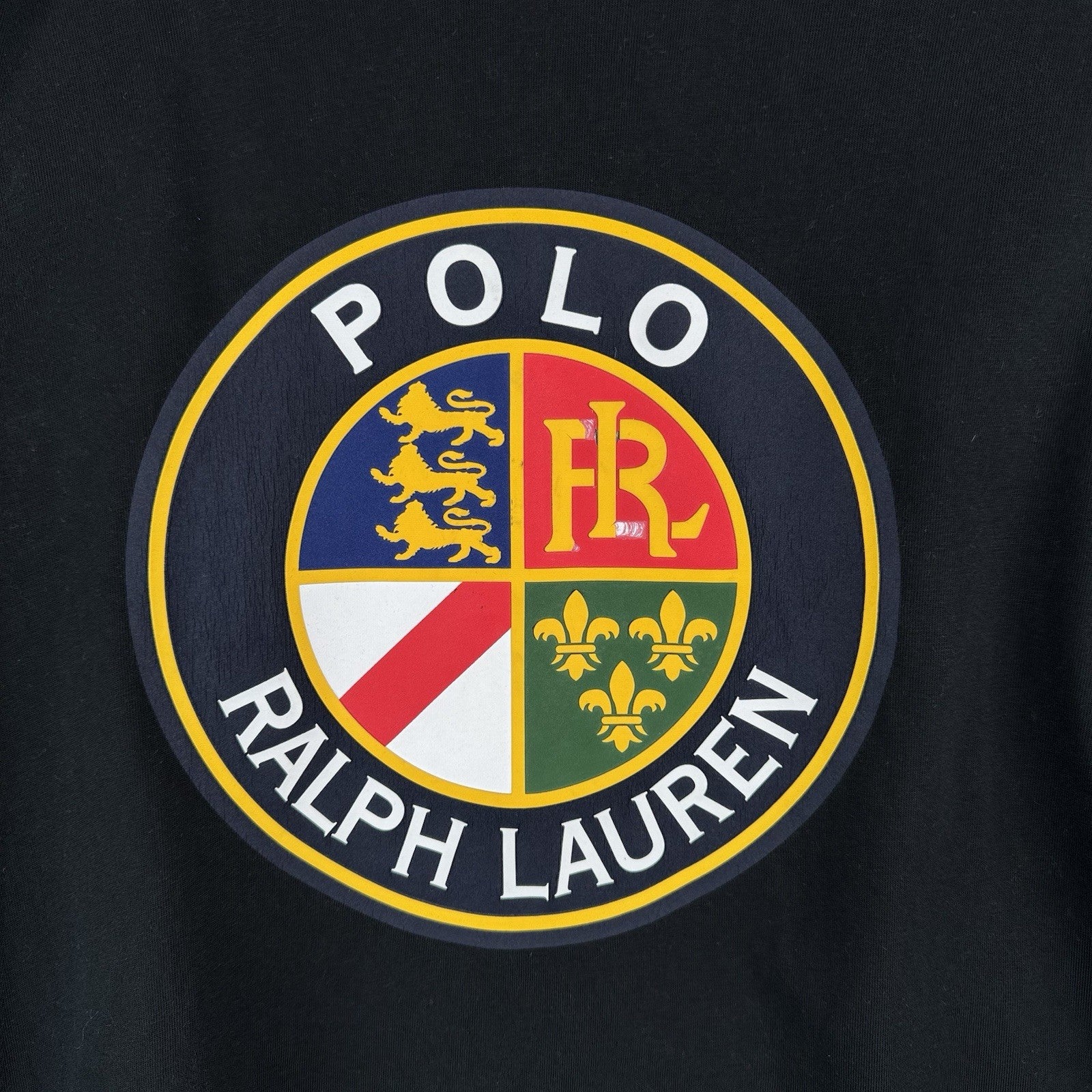 Polo Ralph Lauren Big Crest Lightweight Black Hoodie Men’s M Classic Fit *Read