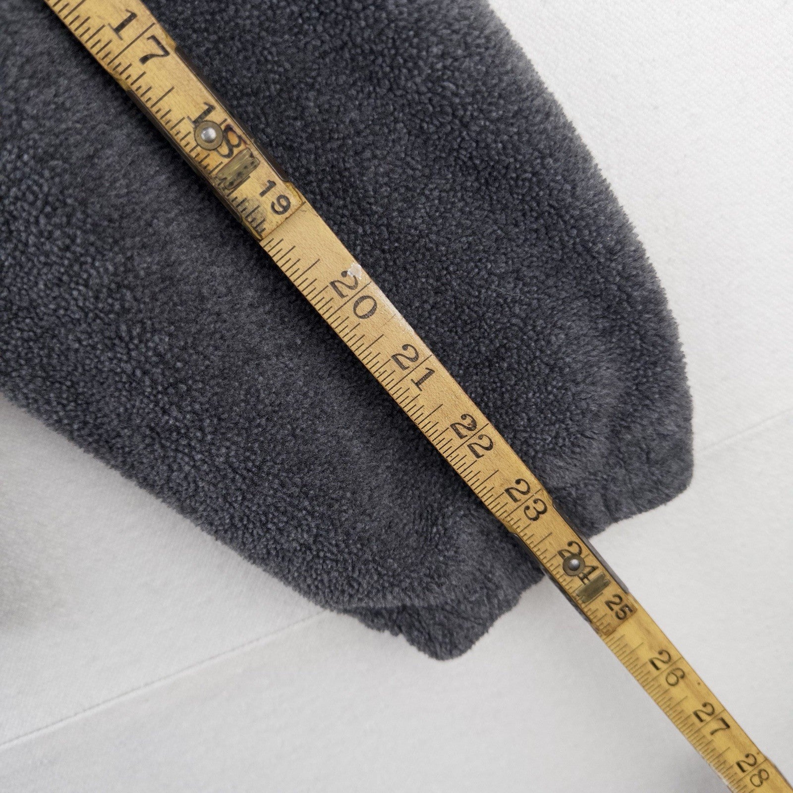 90’s Vtg Polo Ralph Lauren Men’s S Fleece Chin Strap Harrington Jacket Gray