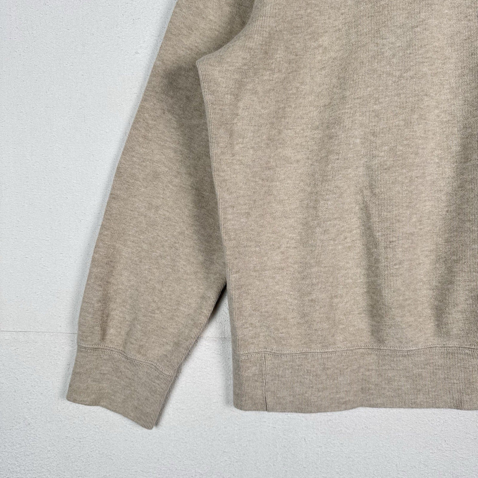Polo Ralph Lauren Soft Pullover Sweater Button Shawl Collar Beige Men's Size XL