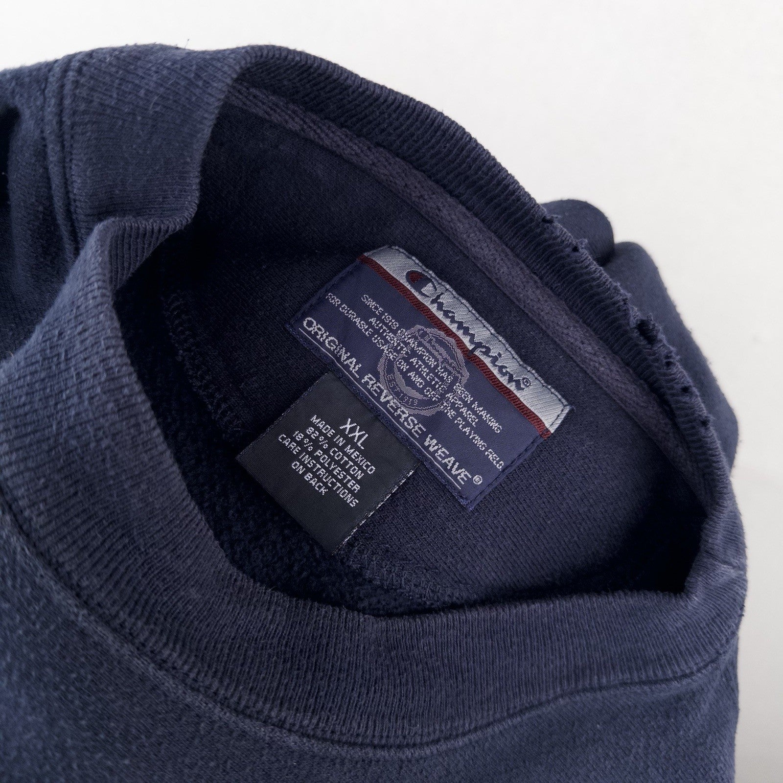 90’s Vtg Columbia University Reverse Weave Crewneck Sweatshirt Blue Mens 2XL
