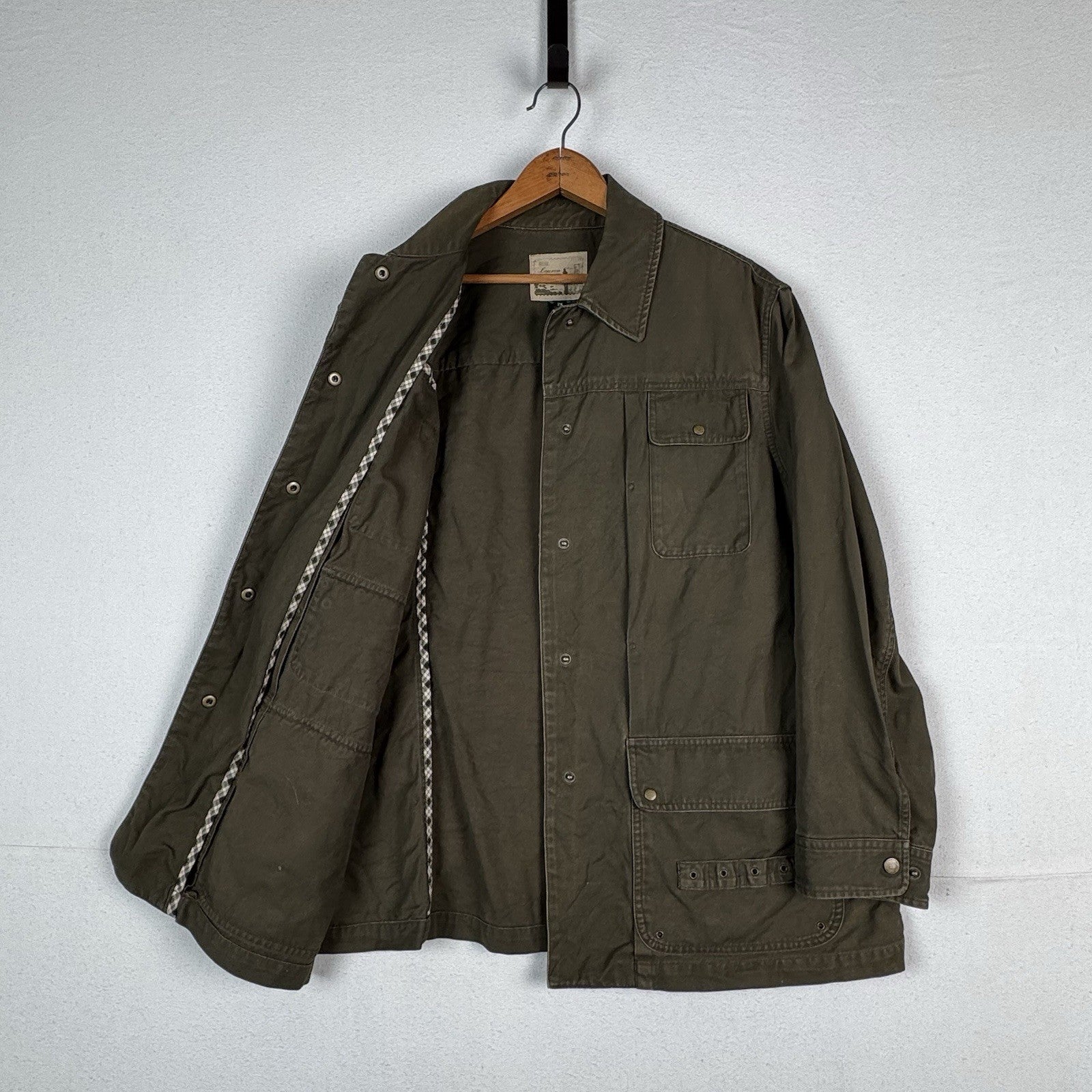 Vintage Ralph Lauren Women’s Maine Fly Fishing Utility Jacket Hunter Green XL