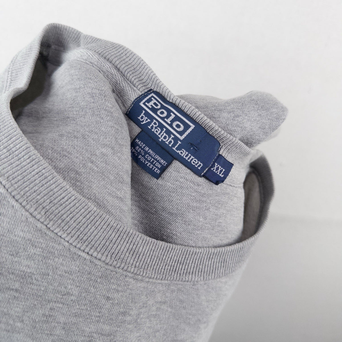 90’s Vtg Polo Ralph Lauren Sweatshirt Men’s 2XL Crewneck Gray USA *Read