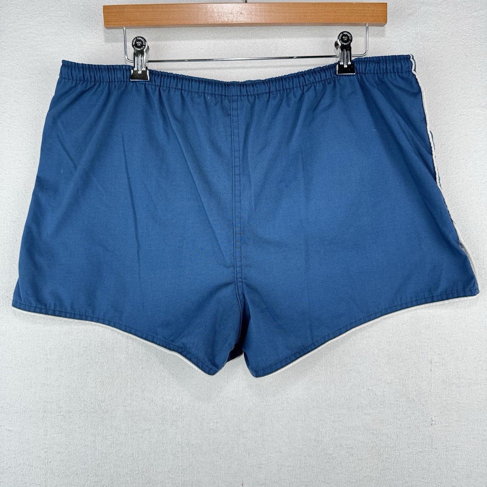 60’s Vintage Catalina Men's 38 Blue Swim Shorts 2” Made In California USA