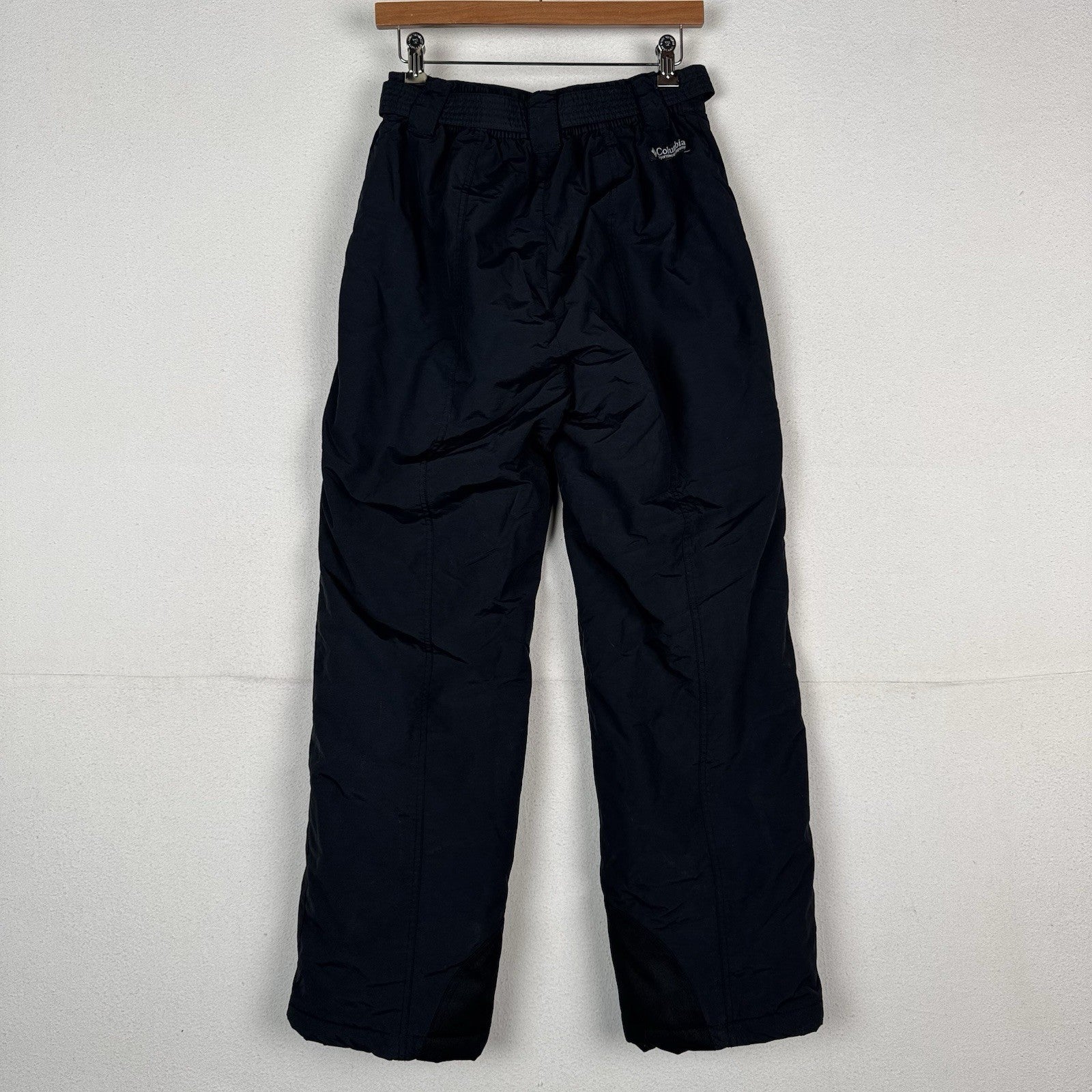 Columbia Women’s Medium Snow Ski Pants Belted Stretch Pocket Insulated Black