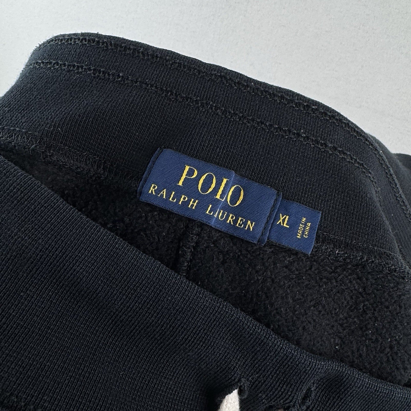 Polo Ralph Lauren Classic Fleece Straight Drawstring Sweatpants Men's XL Black