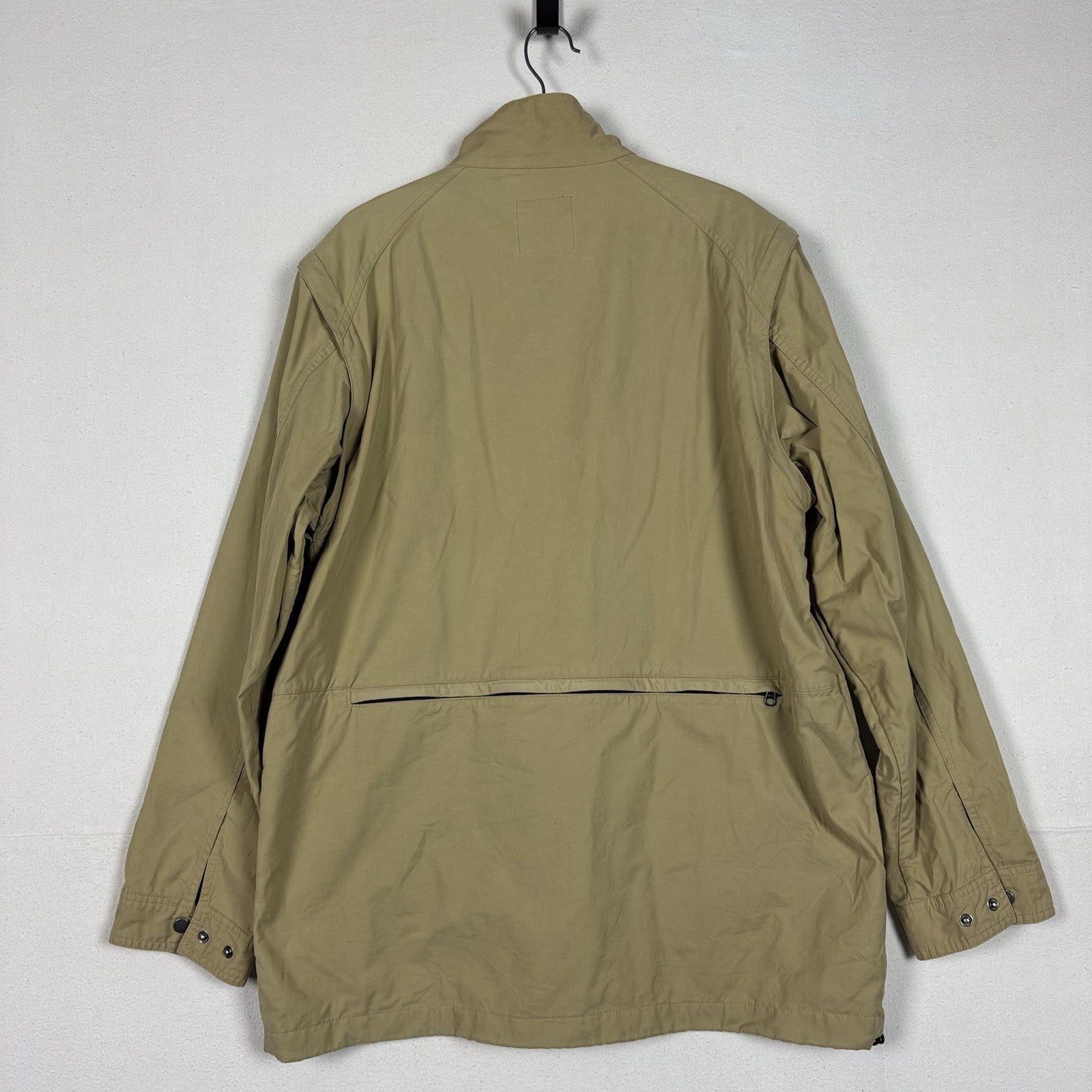 Hunting Camping Safari Men’s XL Convertible Guide Jacket Vest Khaki Waterproof