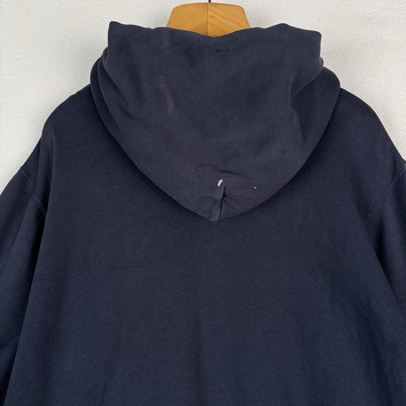 90’s Vtg Polo Jeans Co Ralph Lauren Men’s 2XL RL Letterman Full Zip Hoodie Blue